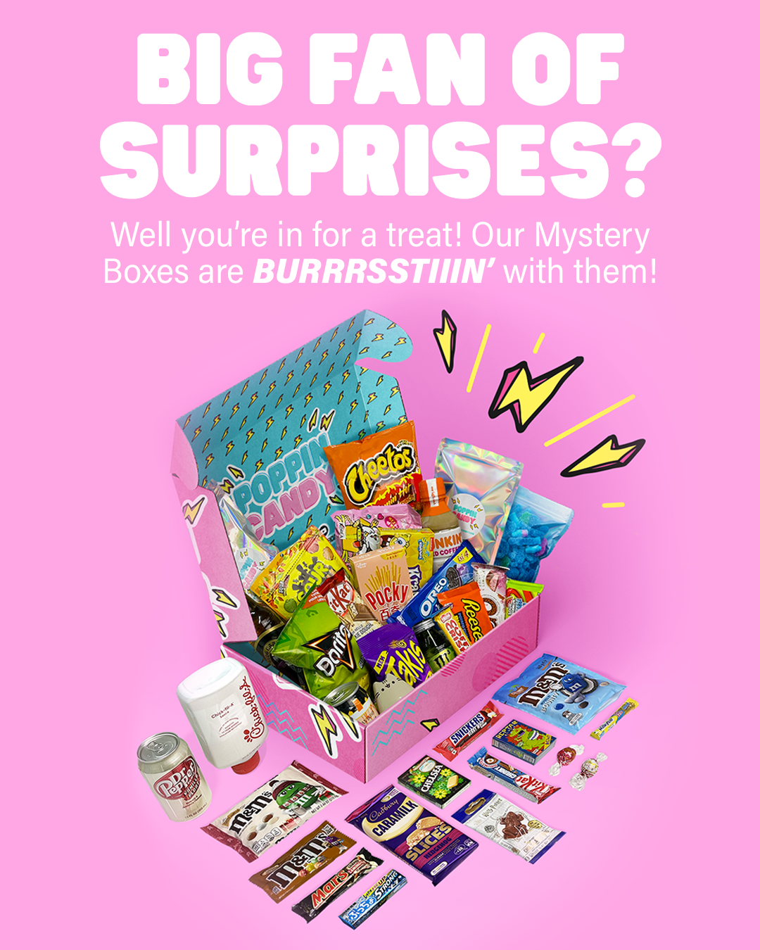 Poppin Candy Facebook ad