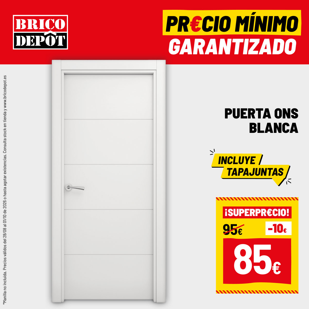 Brico Depôt España Facebook ad: ¡Vuelve a la rutina con los SUPERPRECIOS!