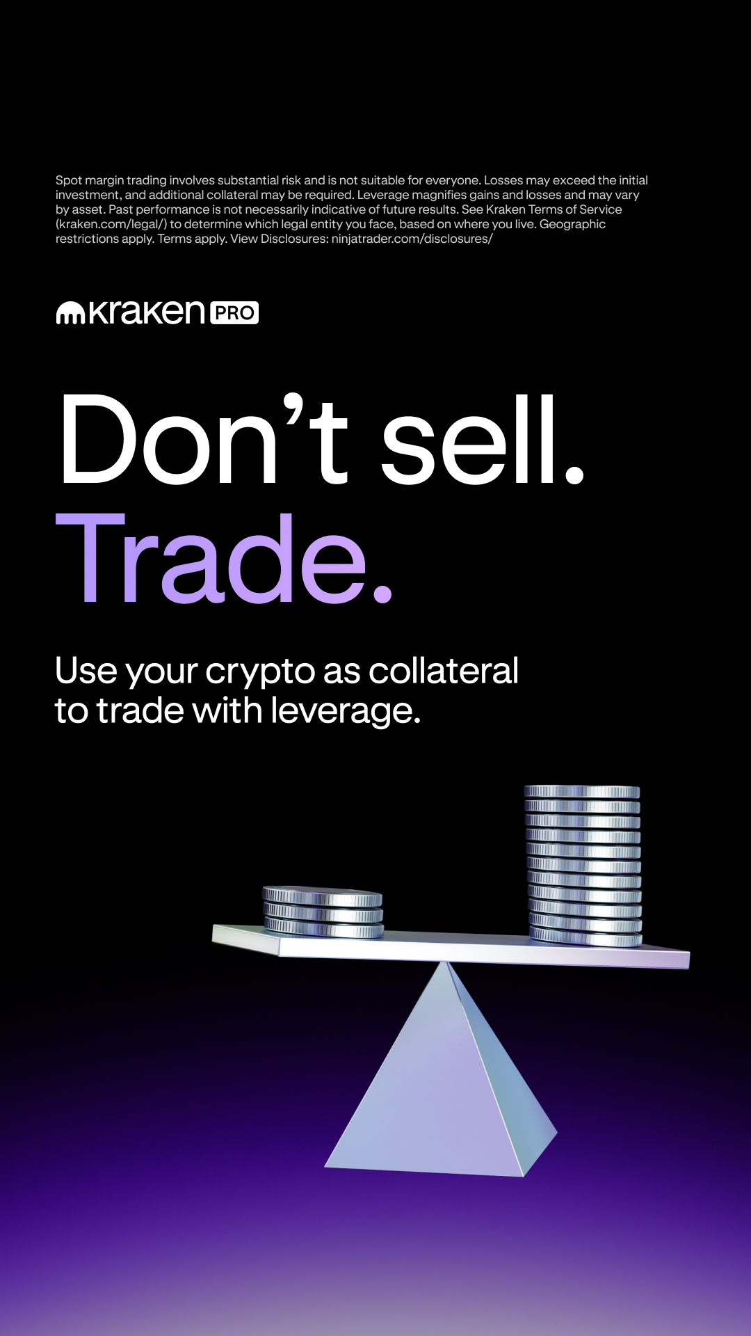 Kraken Digital Asset Exchange Facebook ad