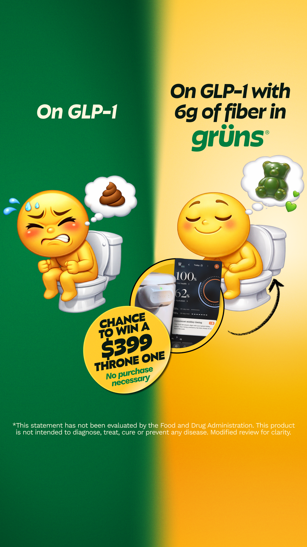 Grüns Facebook ad