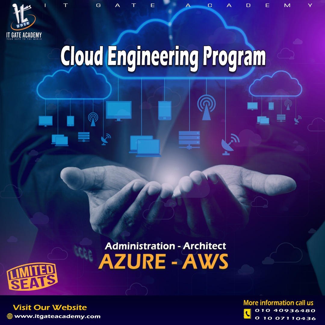 IT-Gate Academy Facebook ad: متتعلمش Azure.