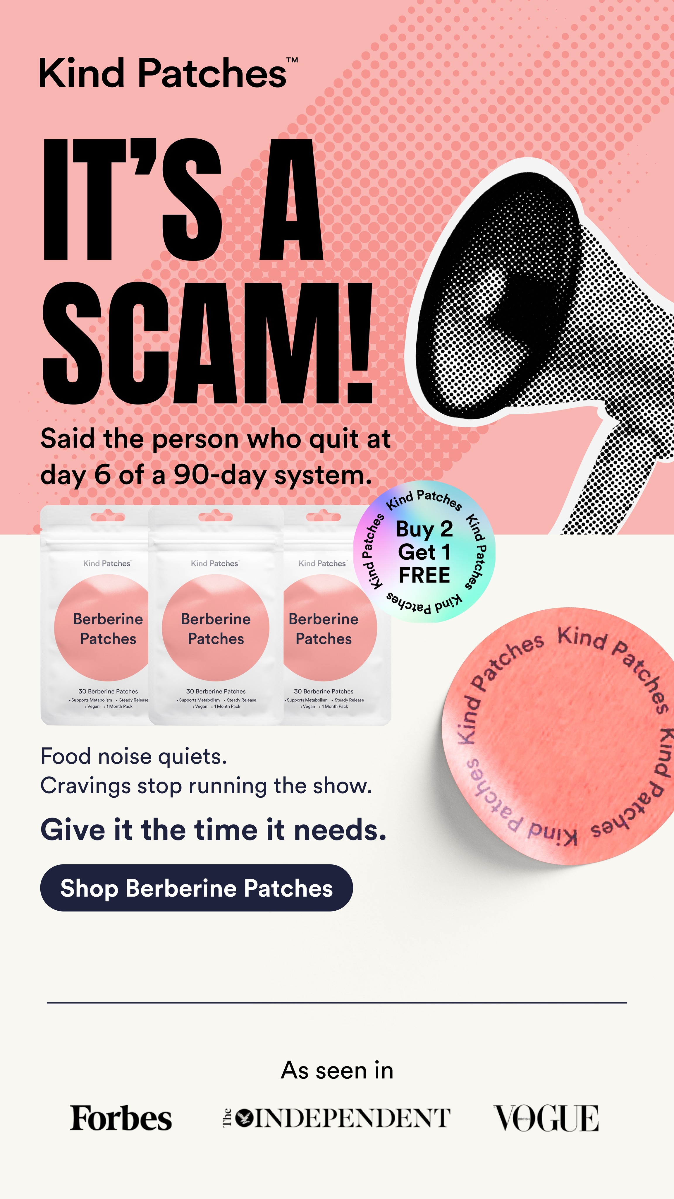 Kind Patches Facebook ad