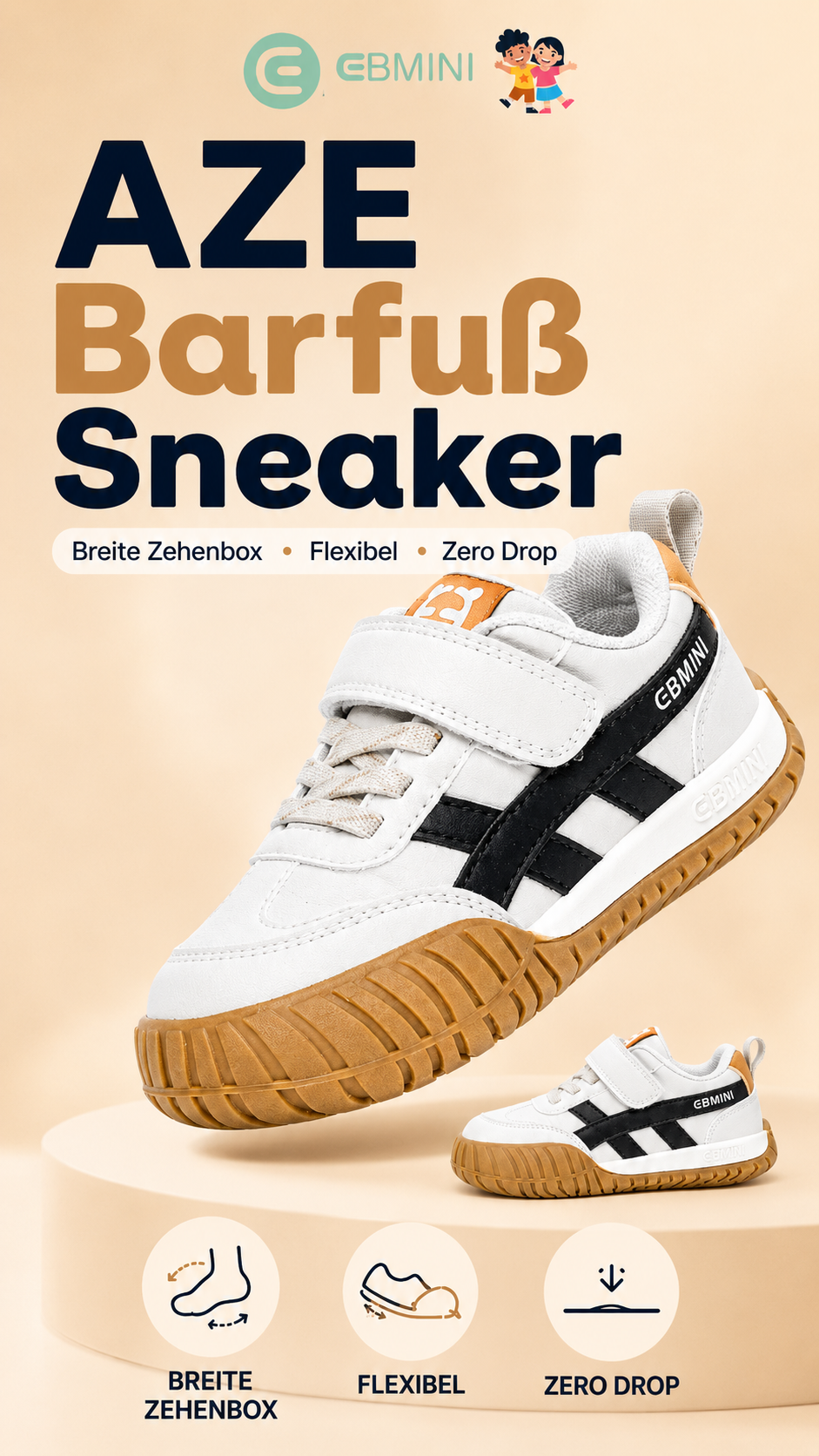 Ebmini - Kinder Barfußschuhe Facebook ad