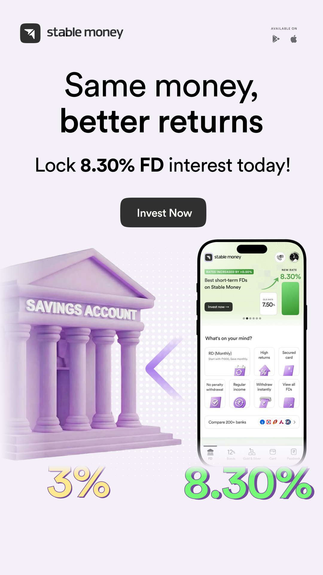Stable Money India Facebook ad