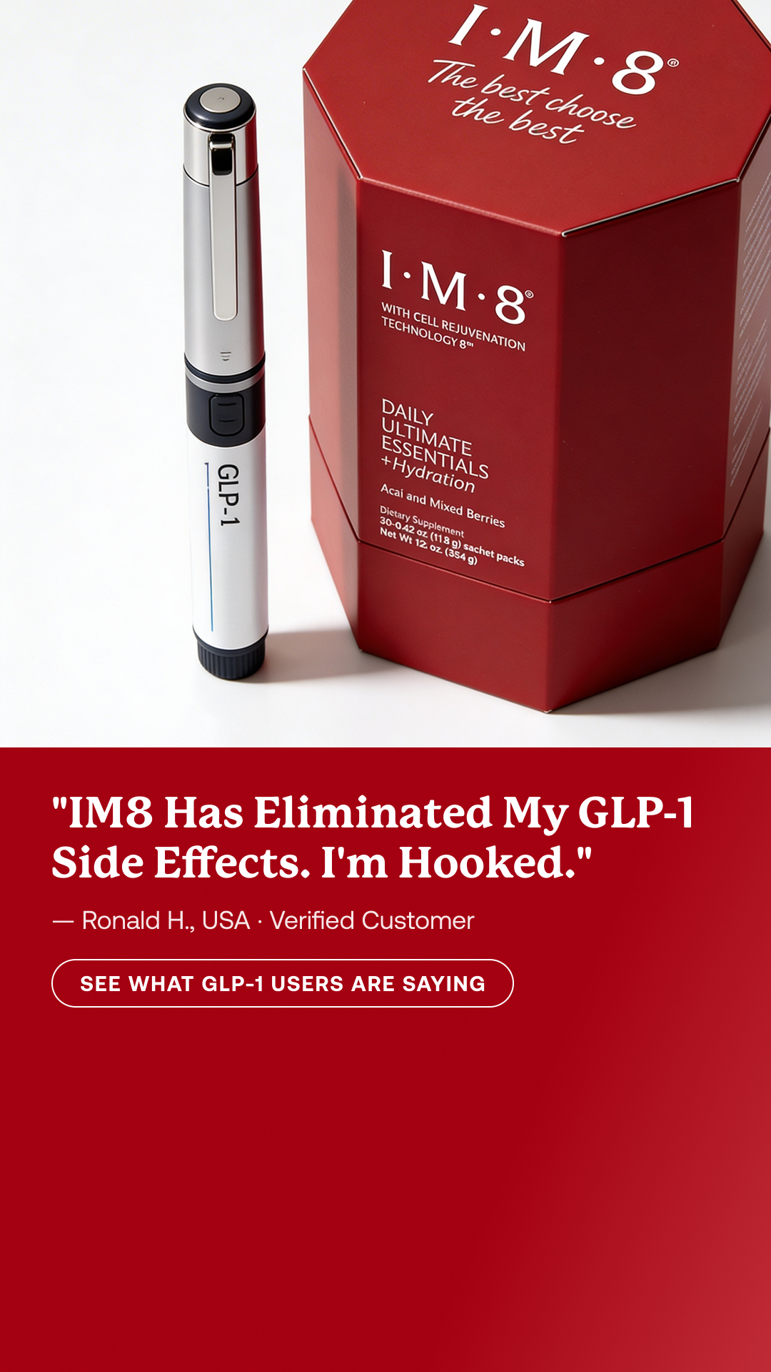 IM8 Health Global Facebook ad