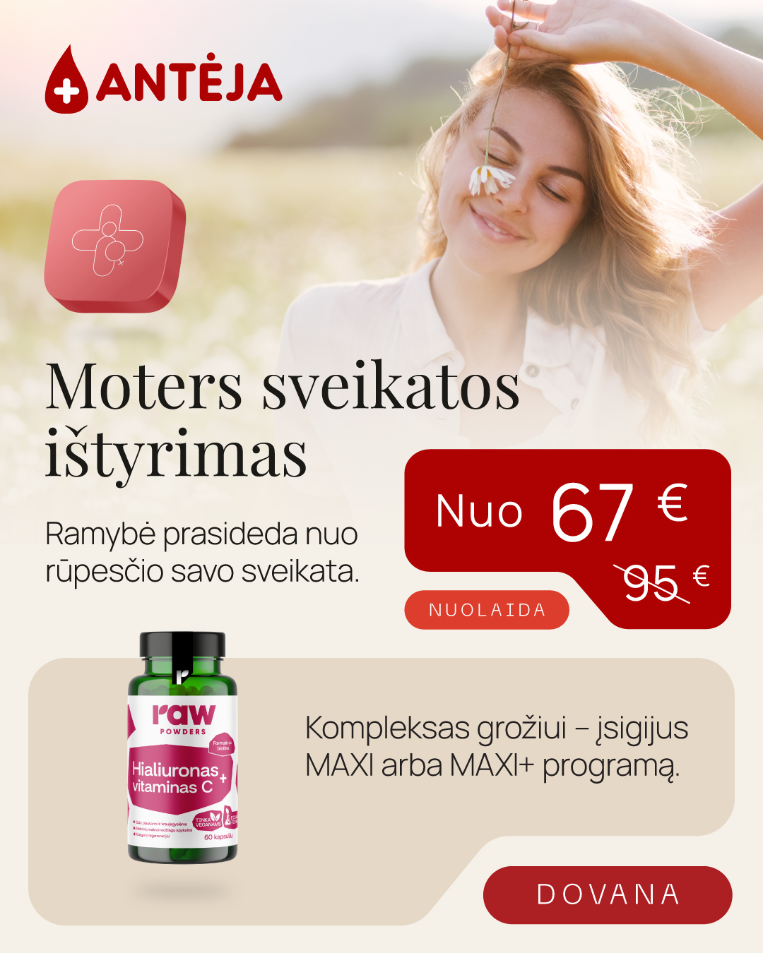 Antėja Facebook ad