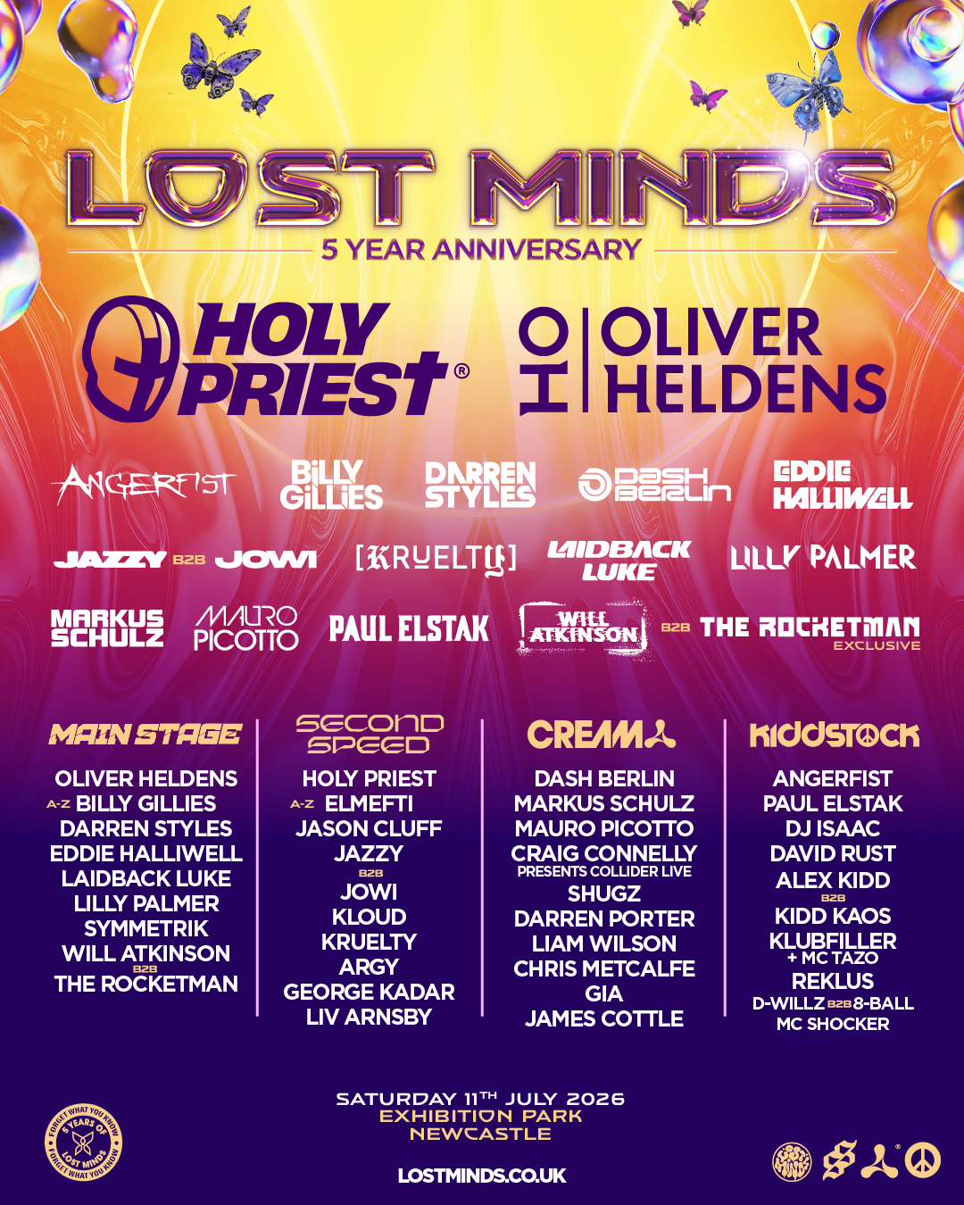 Lost Minds Festival Facebook ad: Home