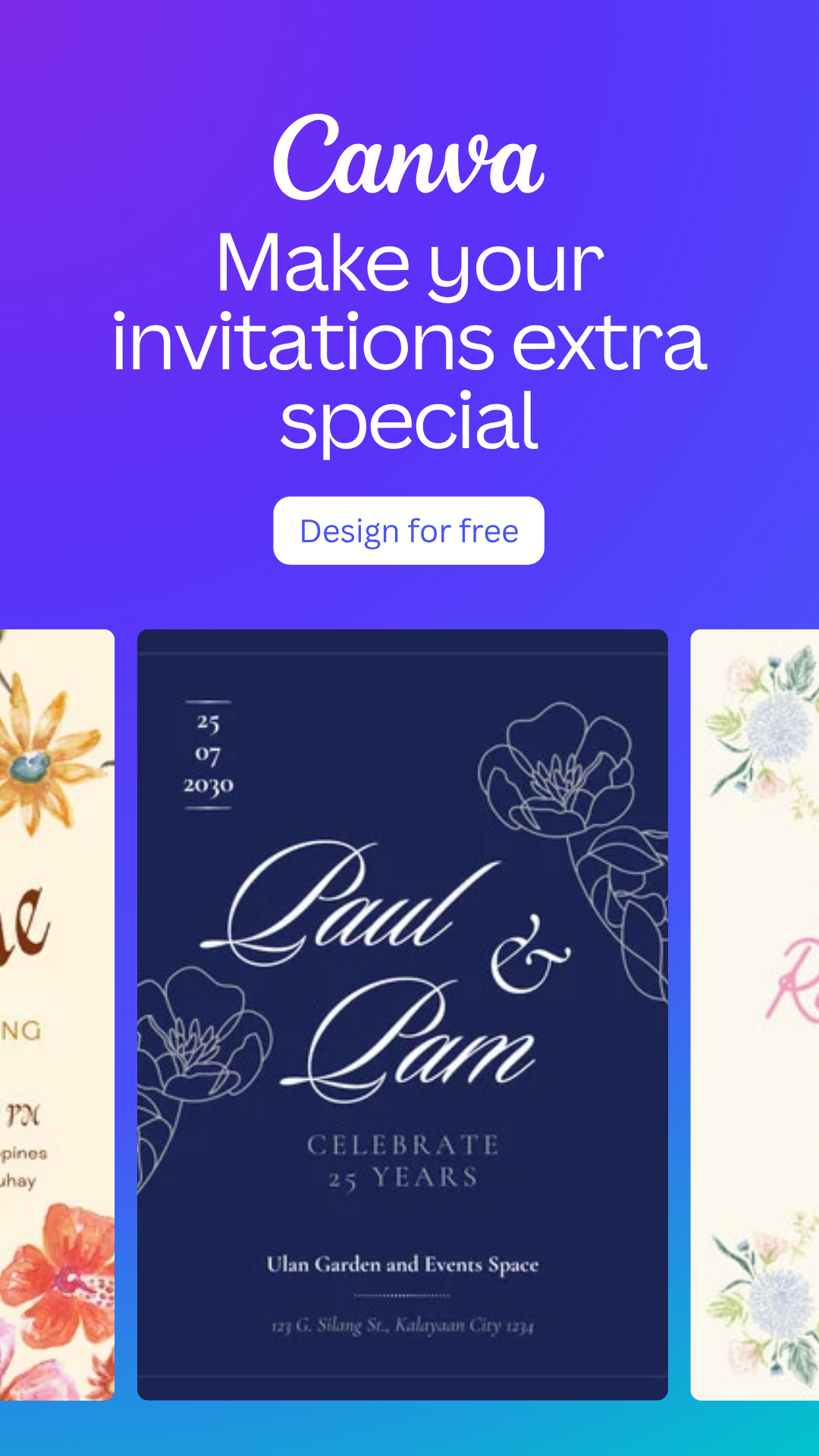 Canva Facebook ad