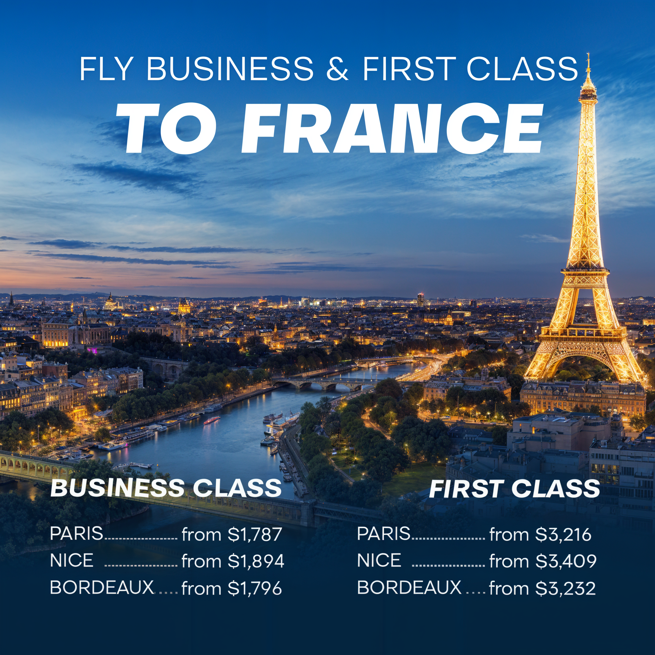 VIP Fares Facebook ad