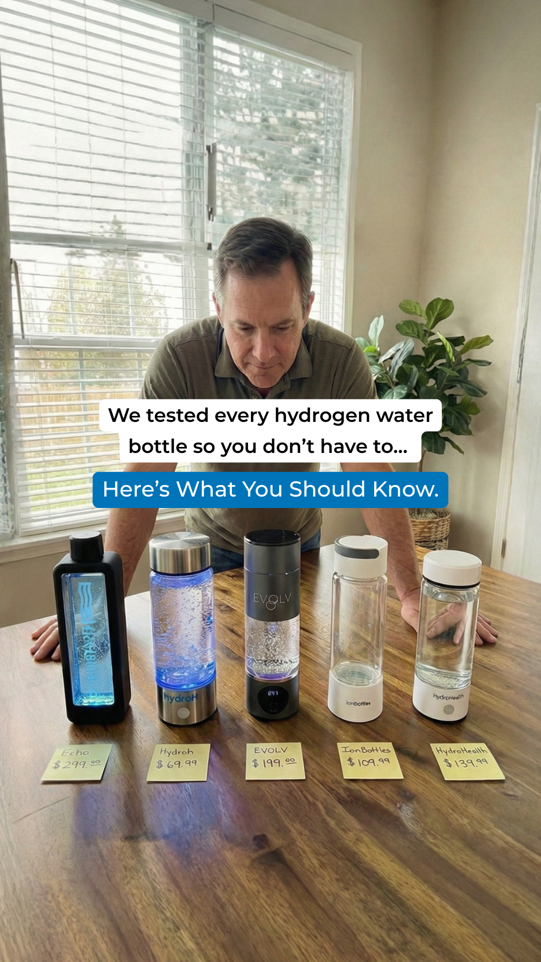 The Hydrogen Water Magazine Facebook ad
