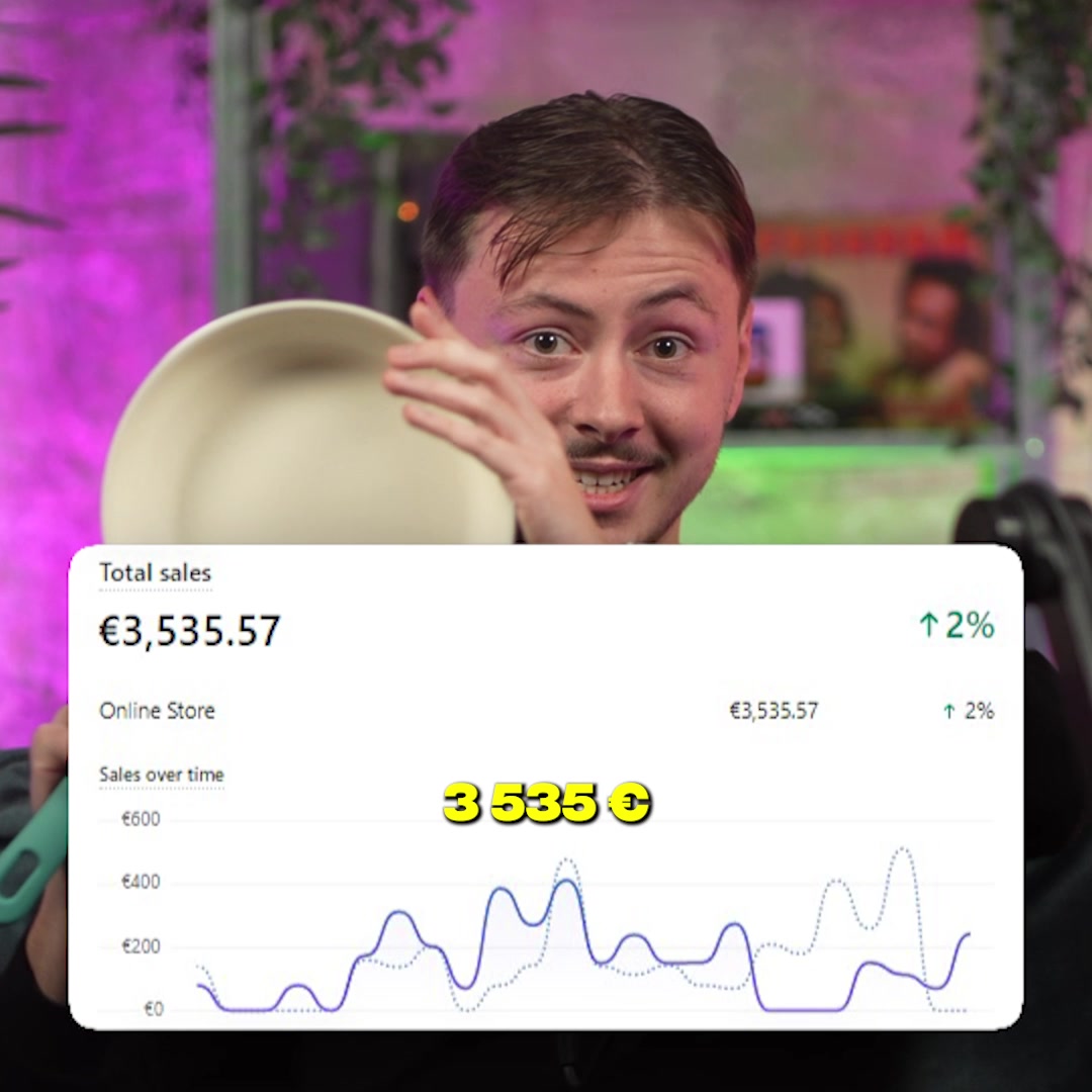Strat. Escape Co. Facebook ad: Il vend une poêle en drop
