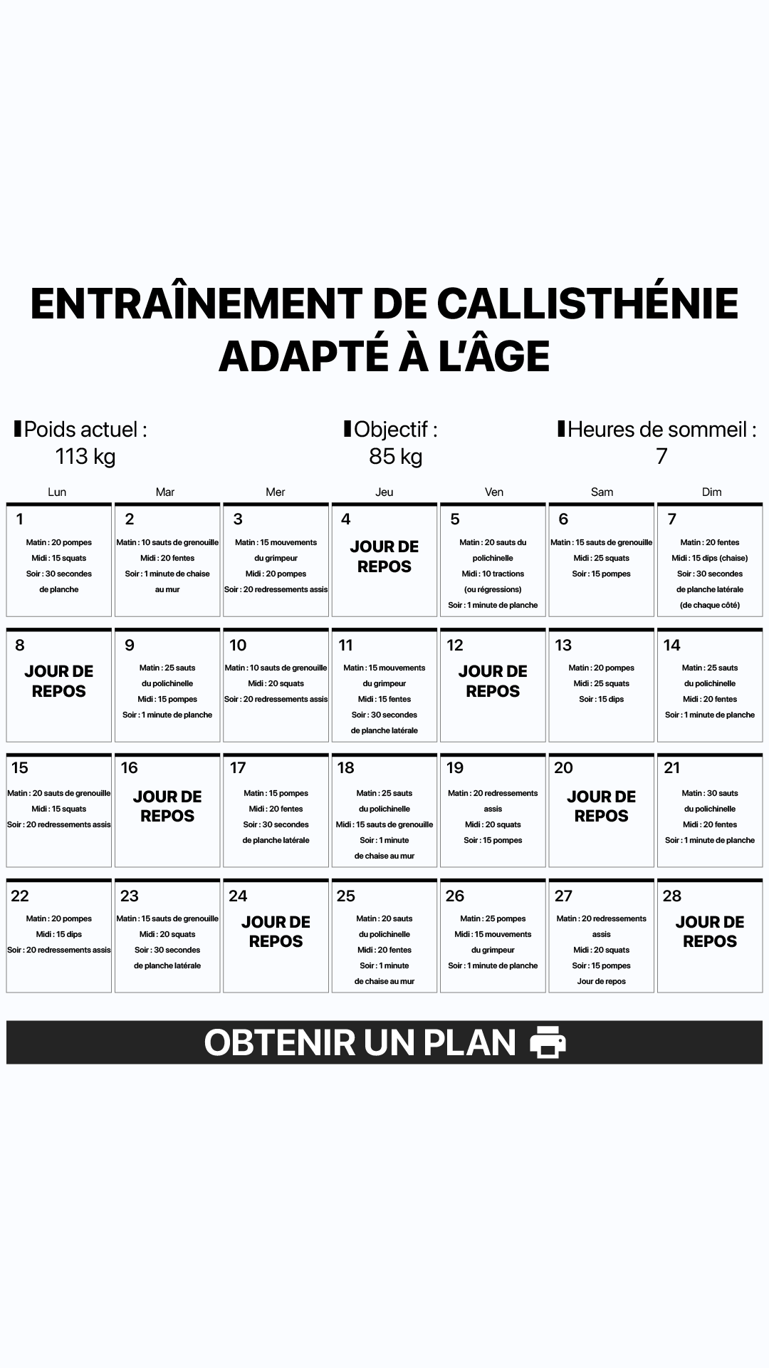 21 Day Challenge Facebook ad