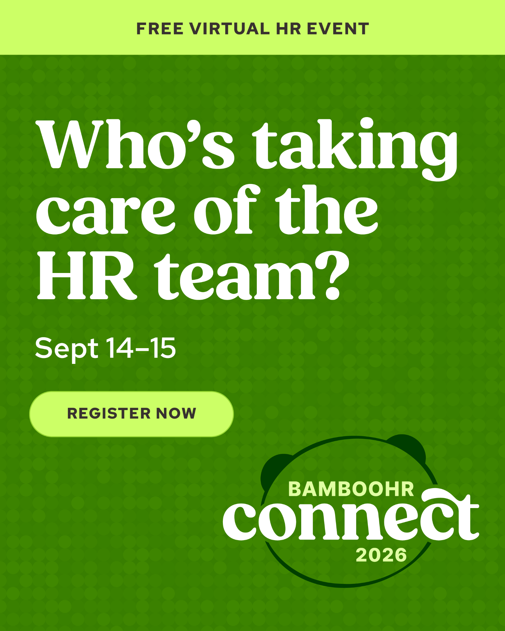 BambooHR Facebook ad: Build Your HR Future with Confidence