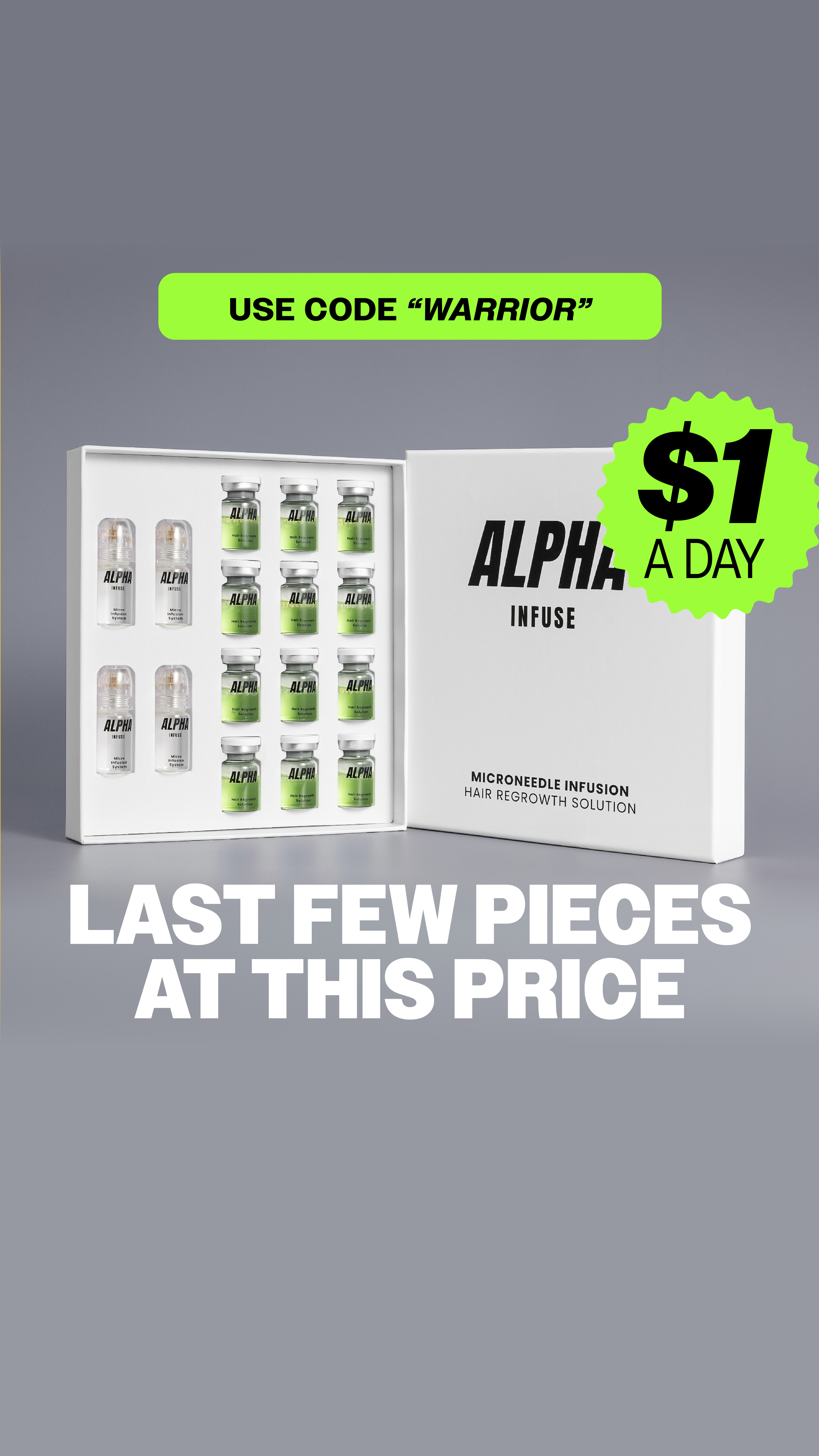AlphaInfuse Facebook ad
