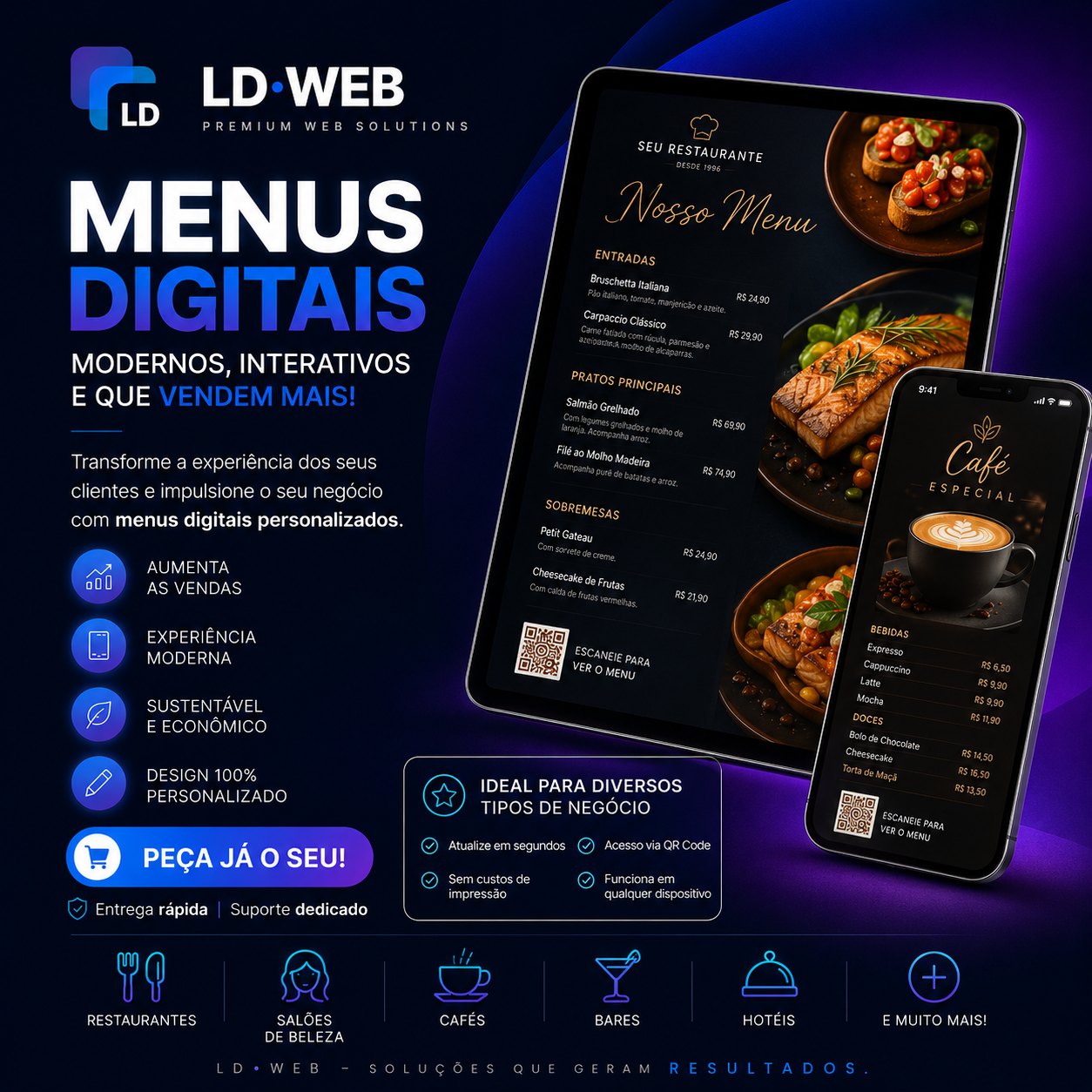 LD WEB solution Facebook ad from Jun 14, 2026