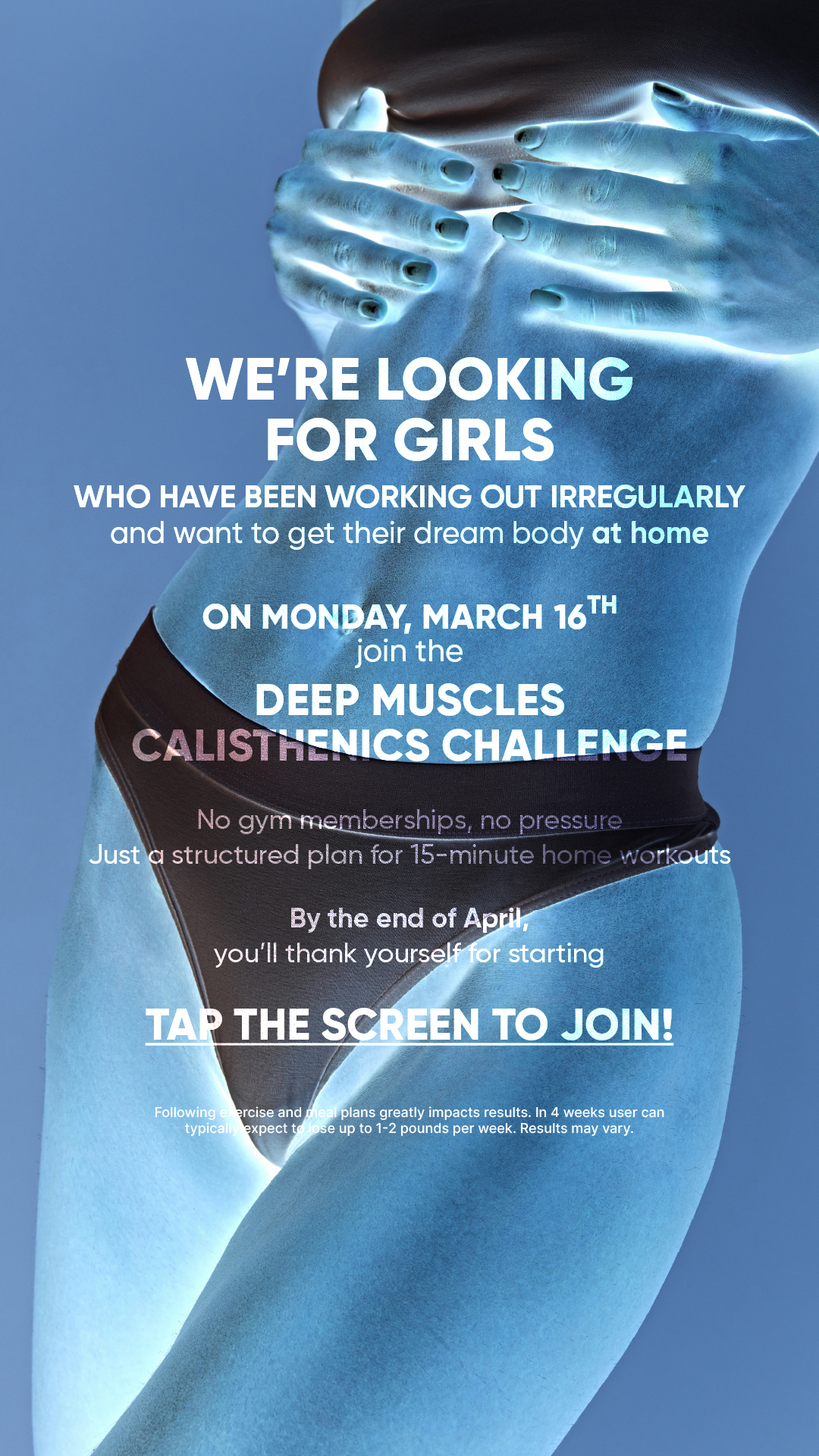 Lessie Fitness Facebook ad