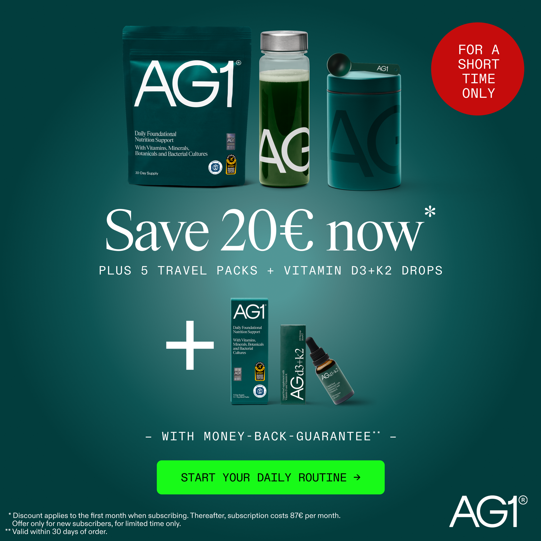 AG1 by Athletic Greens Facebook ad