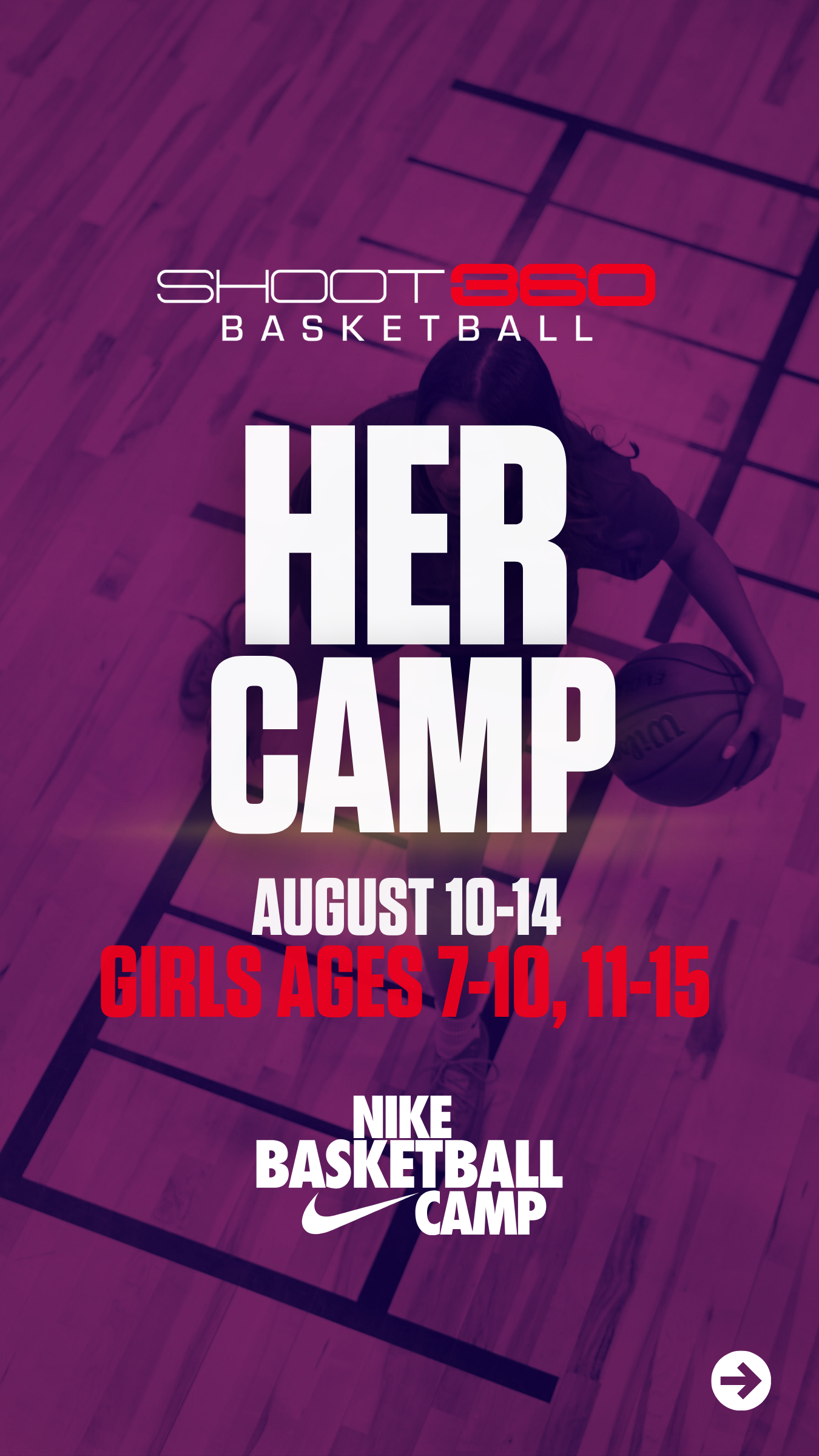 Nike Sports Camps Canada Facebook ad