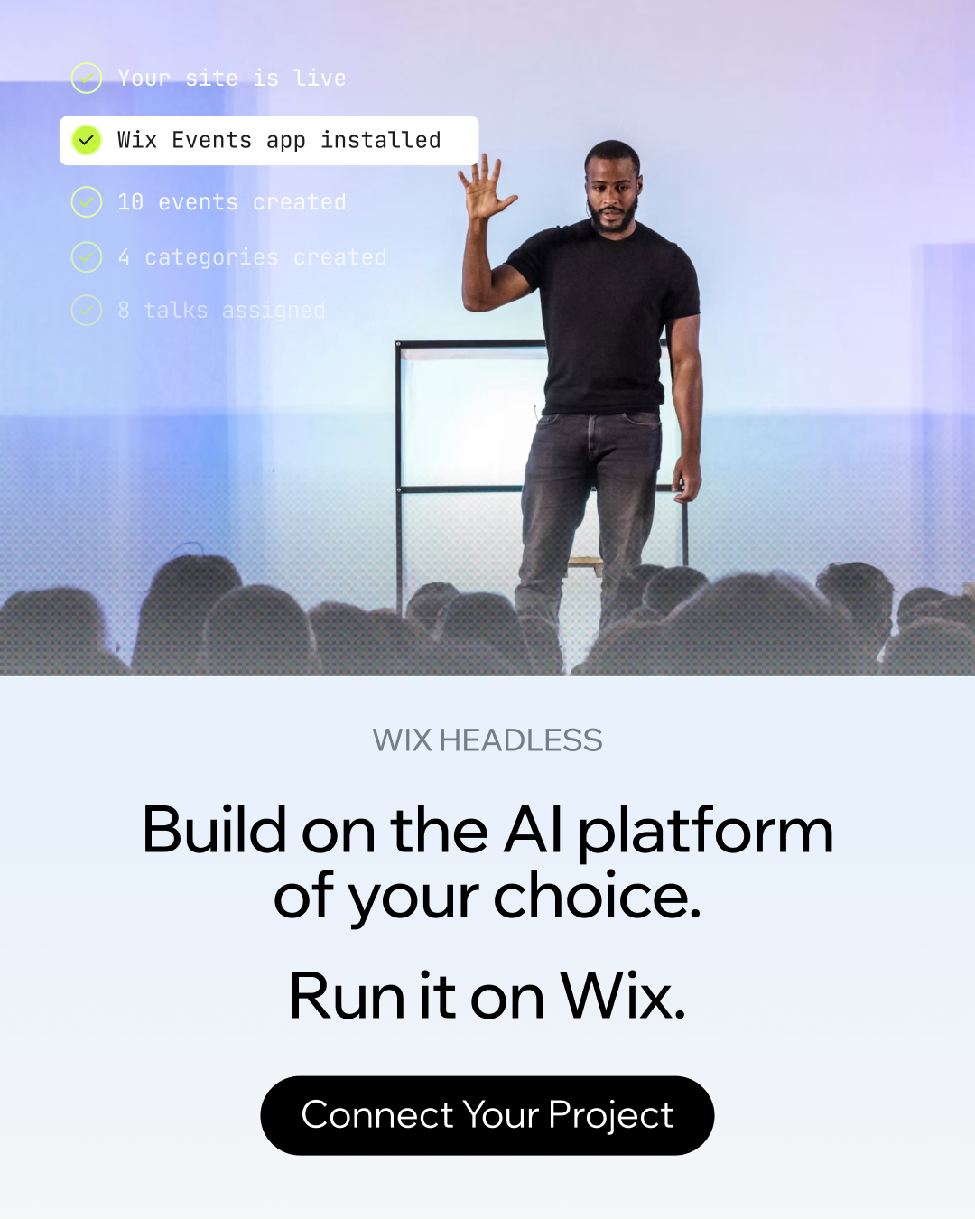 Wix Facebook ad