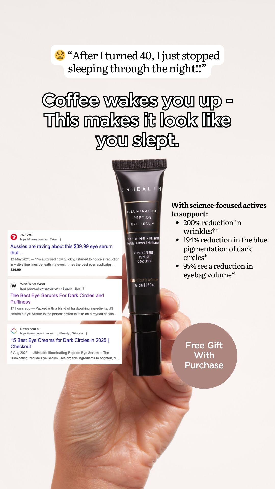 JSHealth Vitamins Results Facebook ad