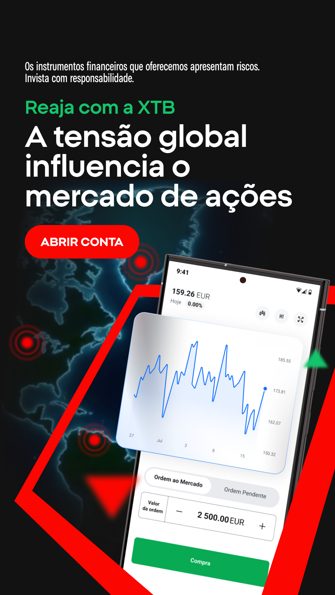 XTB Online Trading Facebook ad