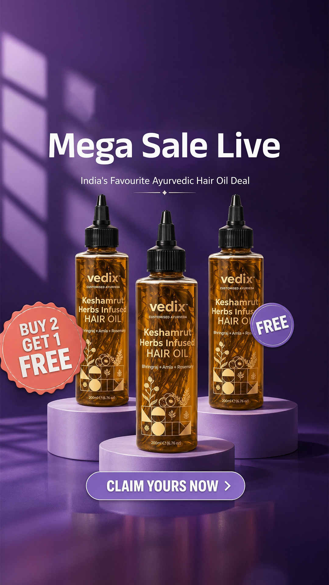 Vedix Wellness Facebook ad