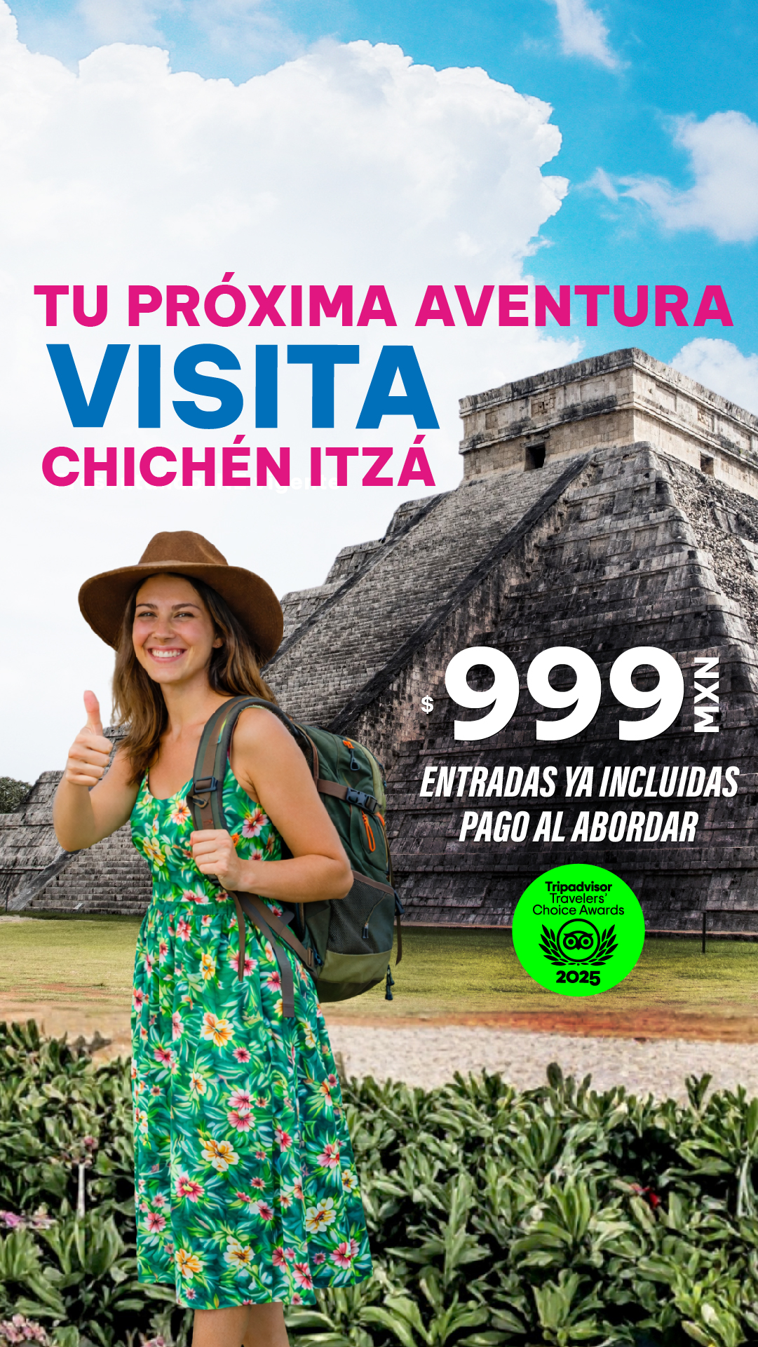 Cancun Bay Tours Facebook ad: Lugares Limitados