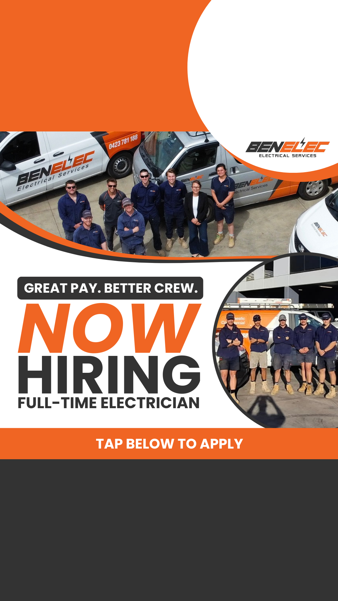 Benelec Services Facebook ad from Dec 11, 2025