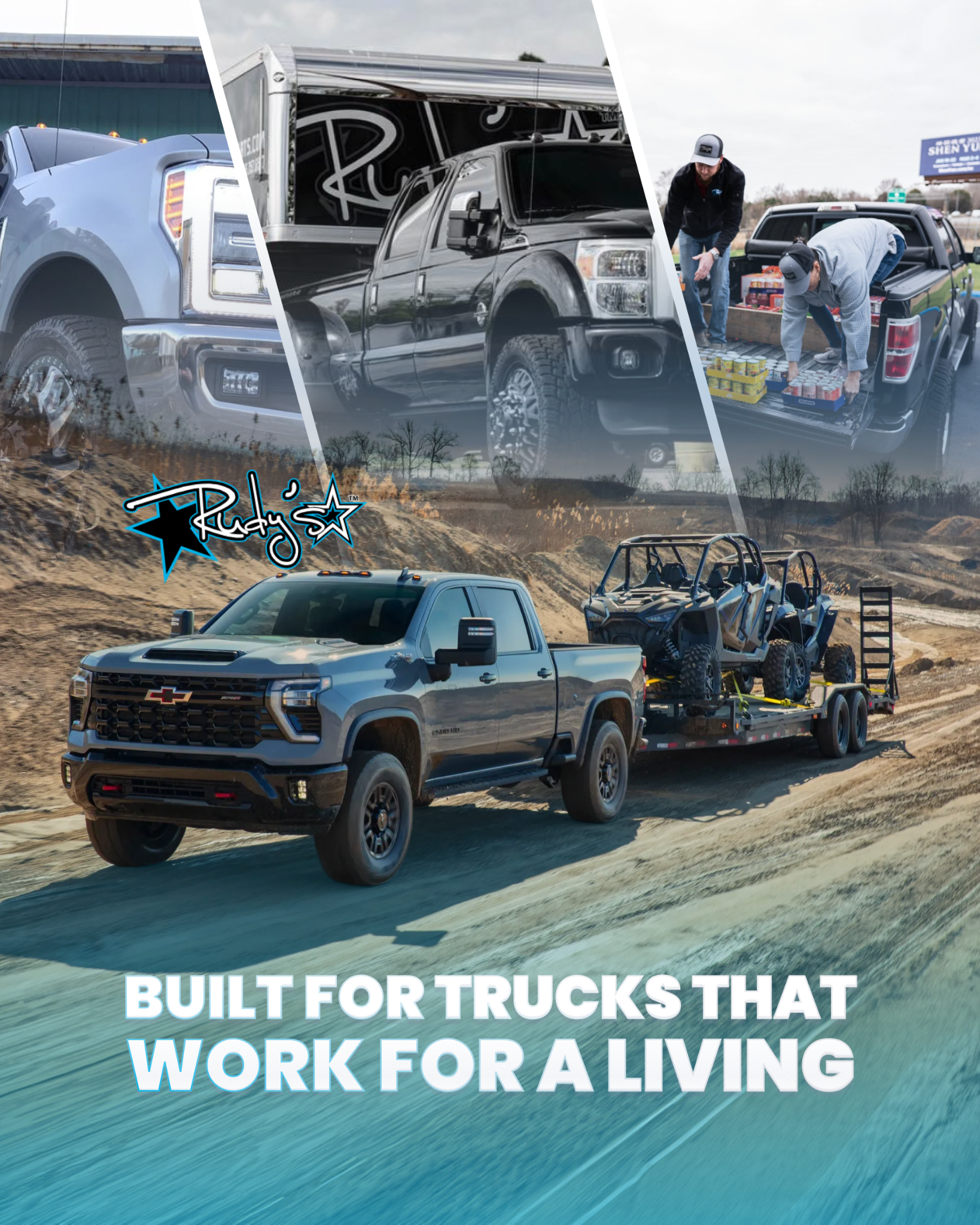 Rudy's Performance Parts Facebook ad: More power. Less BS.