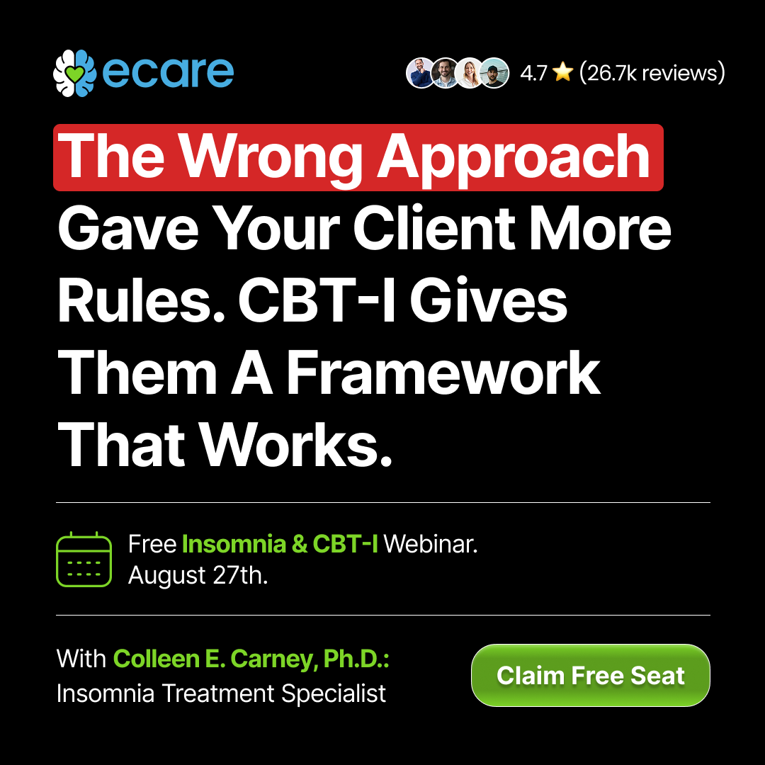 eCare Behavioral Health Institute Facebook ad