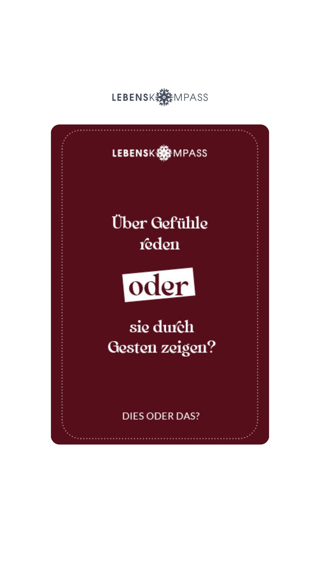 Lebenskompass Facebook ad