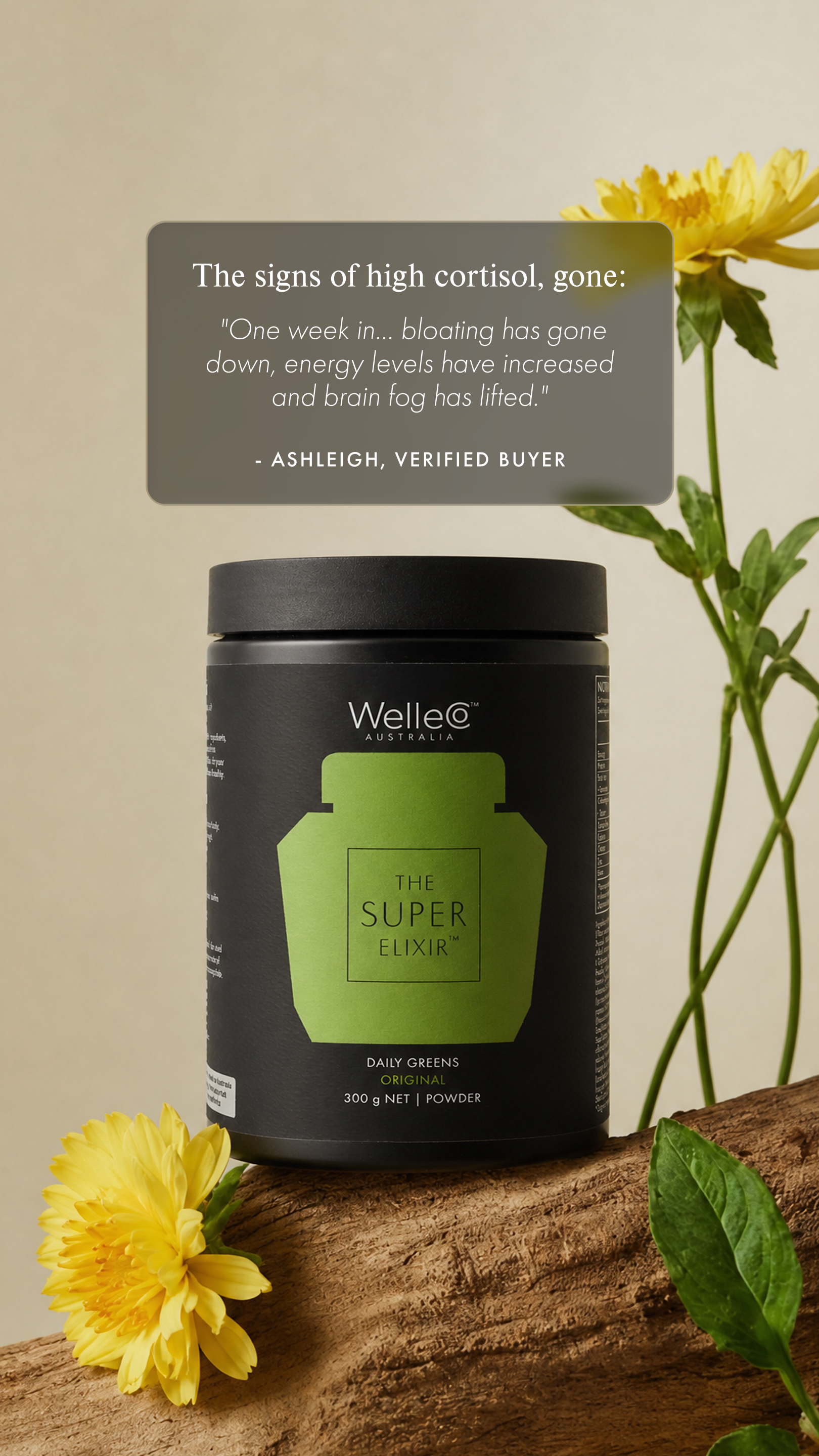 WelleCo Facebook ad