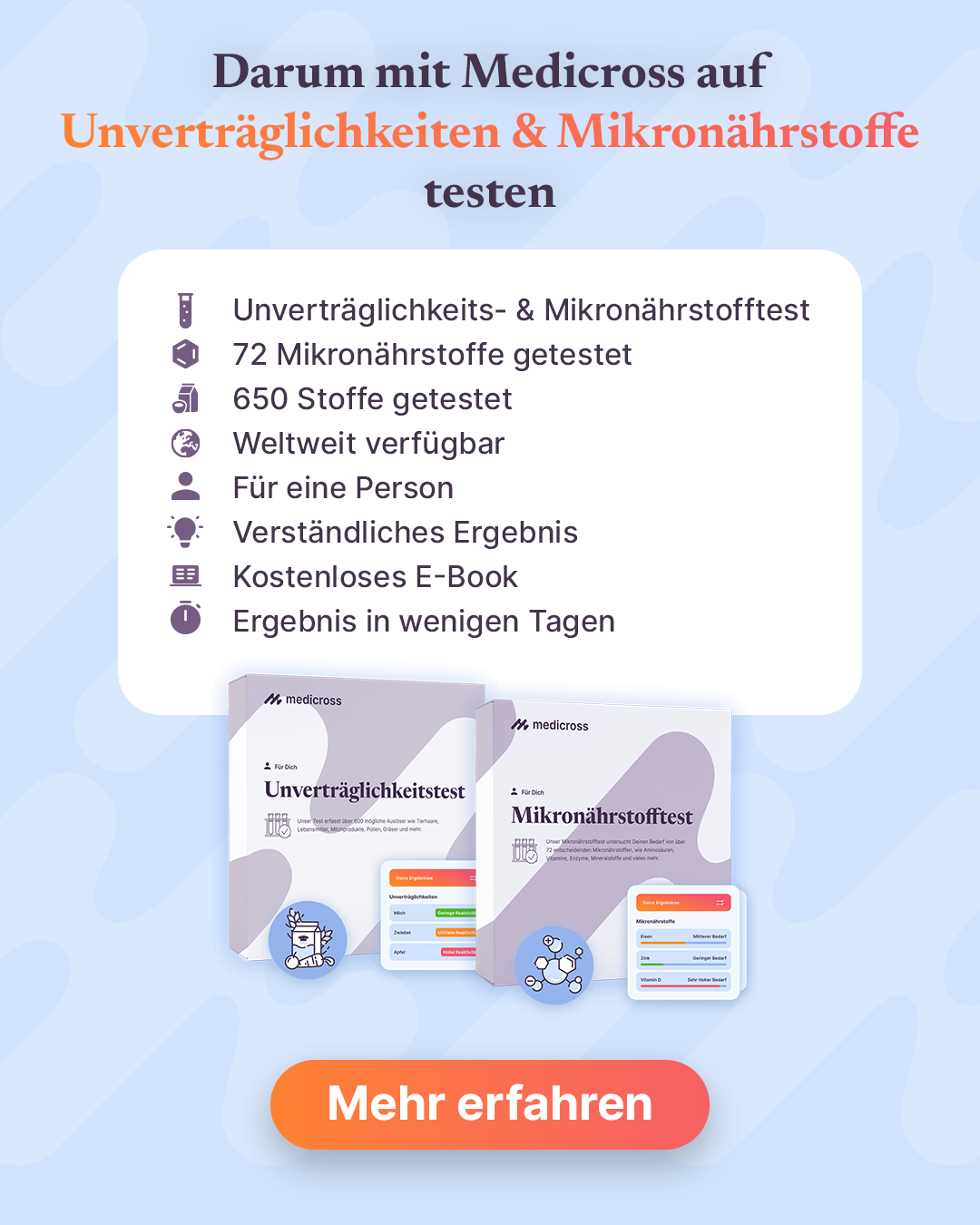 Medicross Labs Facebook ad