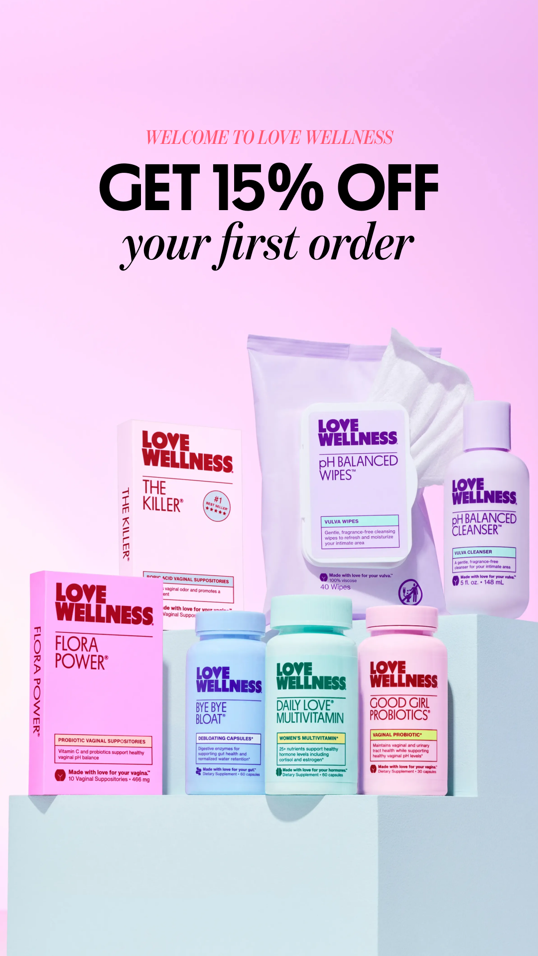 Love Wellness Facebook ad