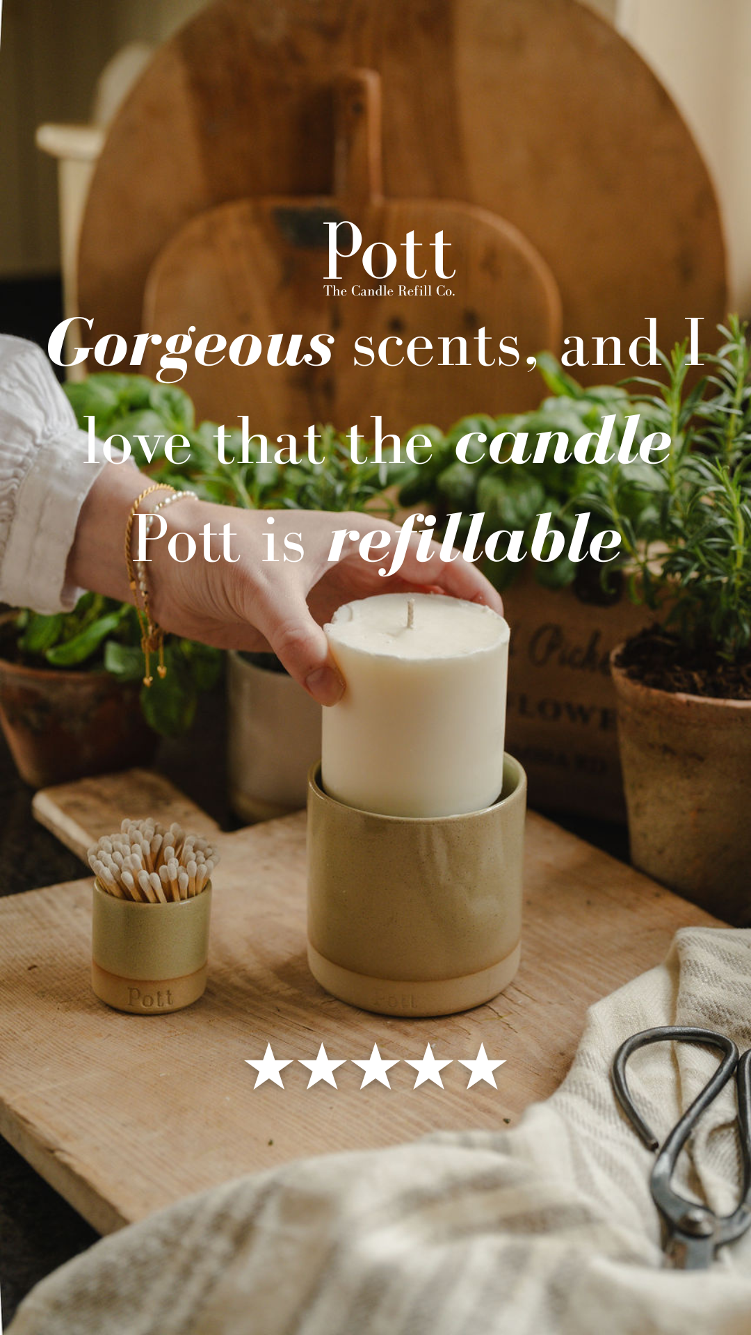 Pott Candles Facebook ad