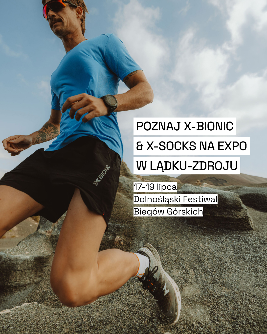 X-BIONIC Facebook ad: X03, Terraskin.pl
