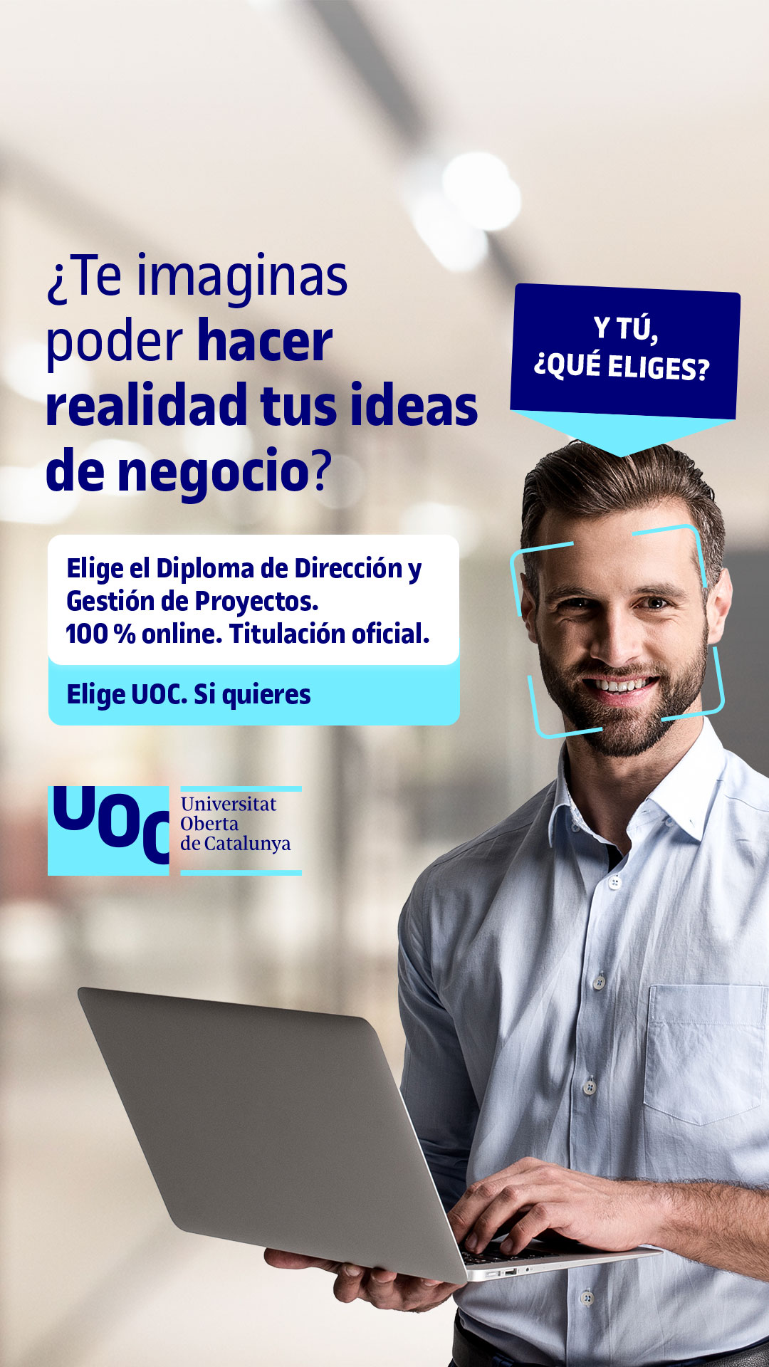 Universitat Oberta de Catalunya (UOC) Facebook ad