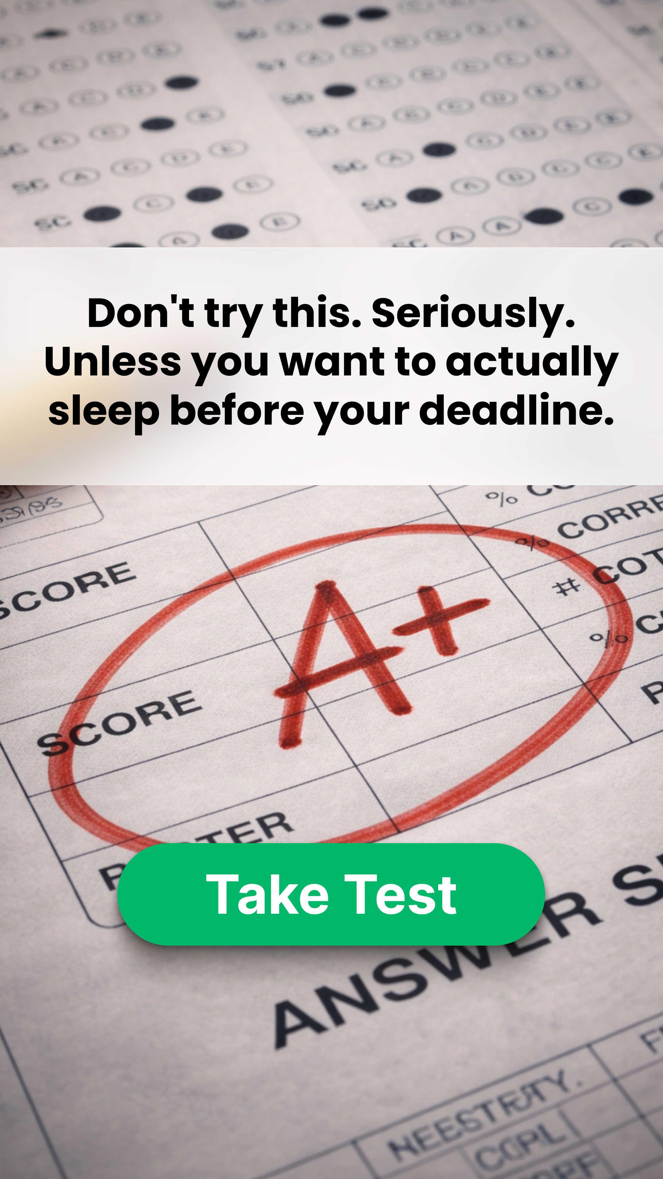 JustDone Facebook ad