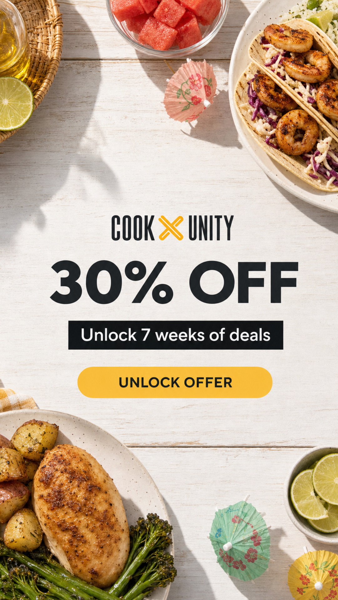 CookUnity Facebook ad