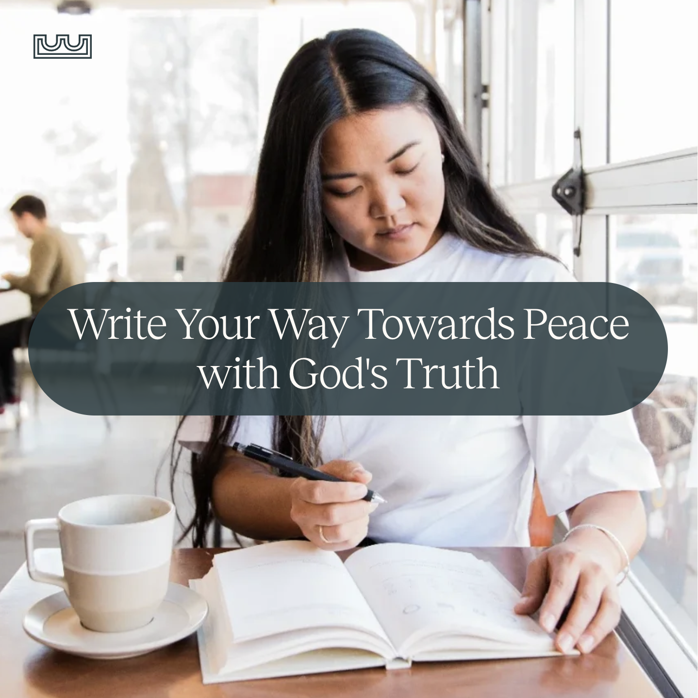 Overcomers Journal Facebook ad: A Journal for Anxious Minds