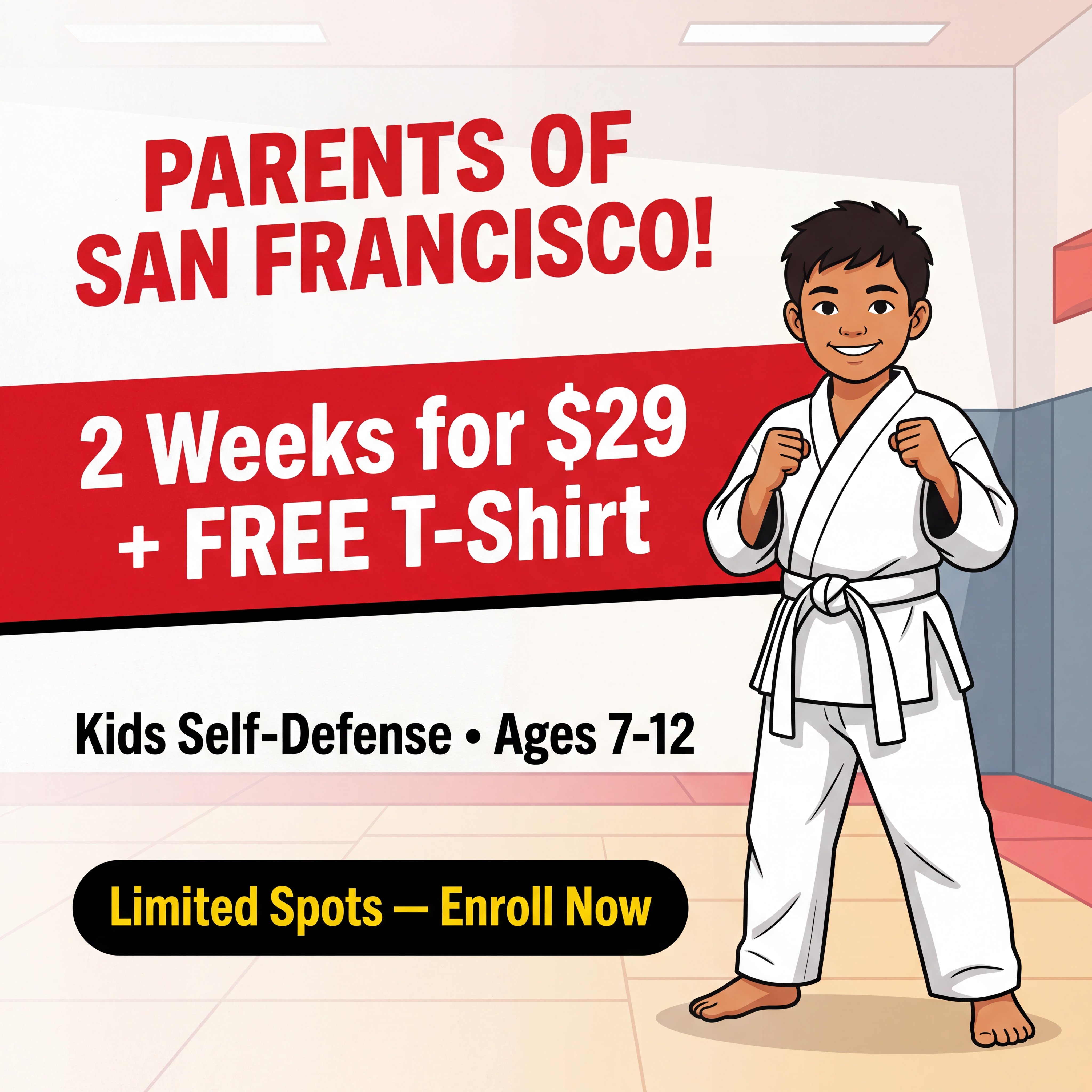 Combat Krav Maga SF Facebook ad