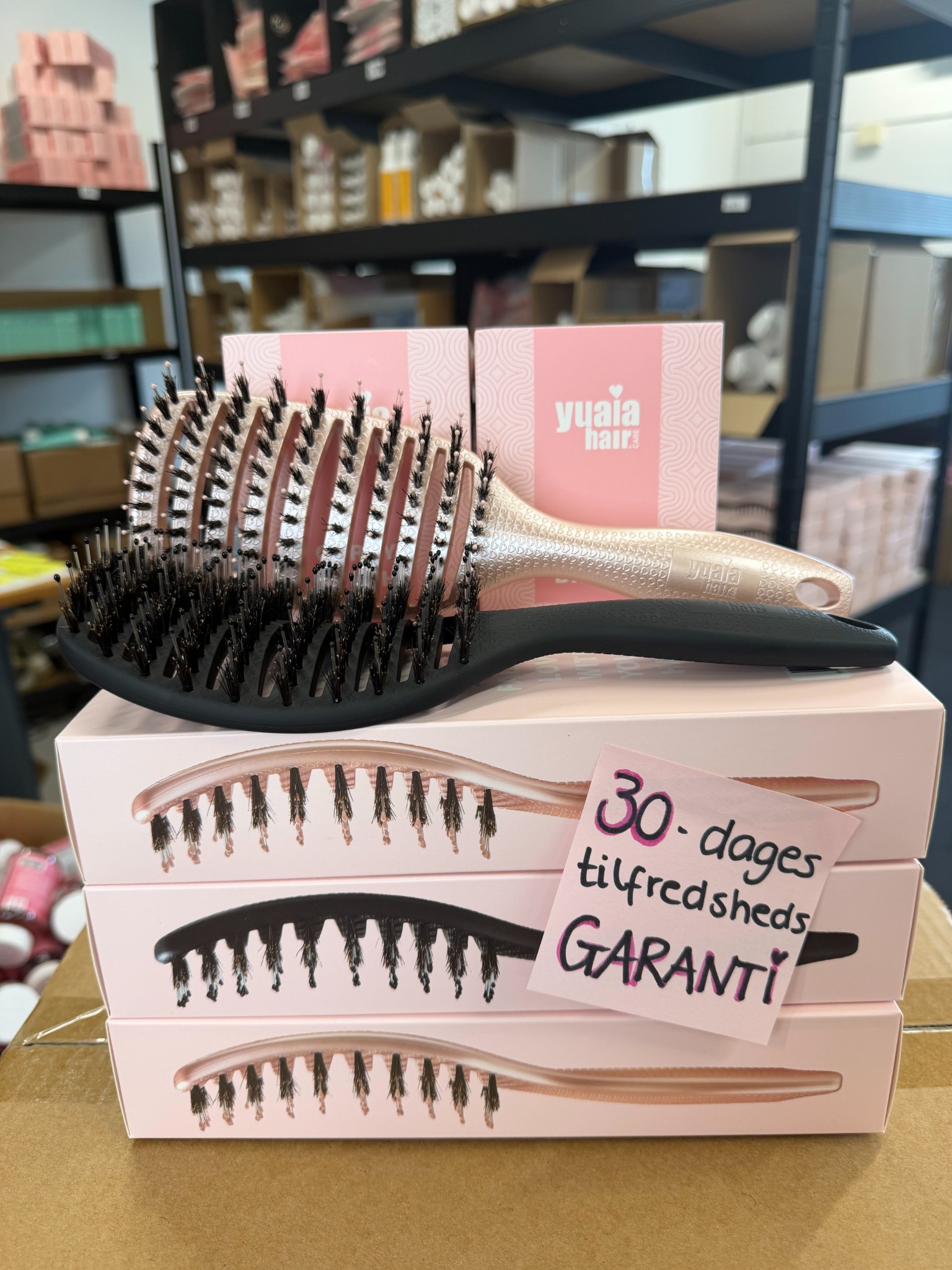Yuaia Haircare Facebook ad: Tilfreds eller pengene tilbage