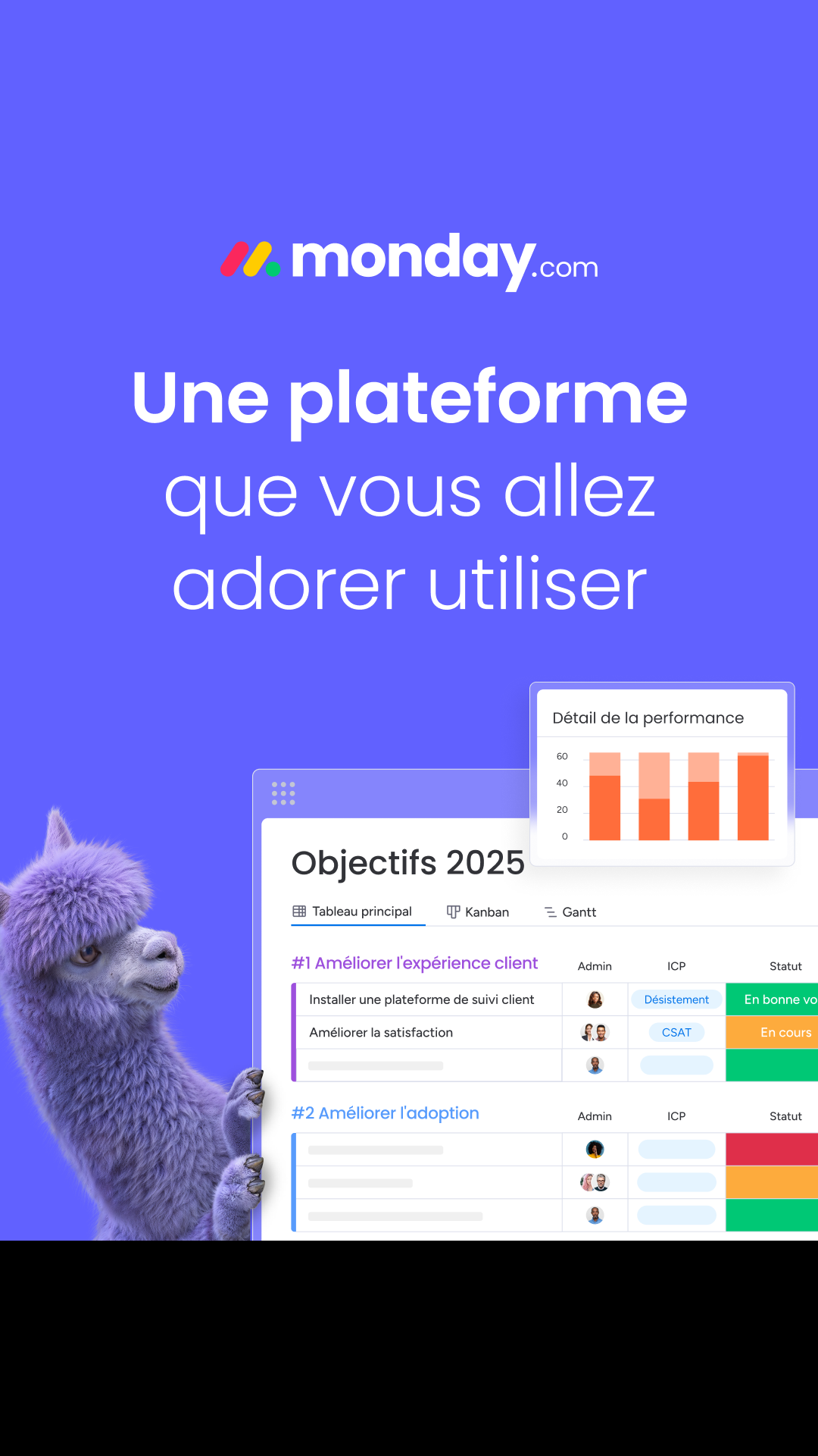 monday.com Facebook ad