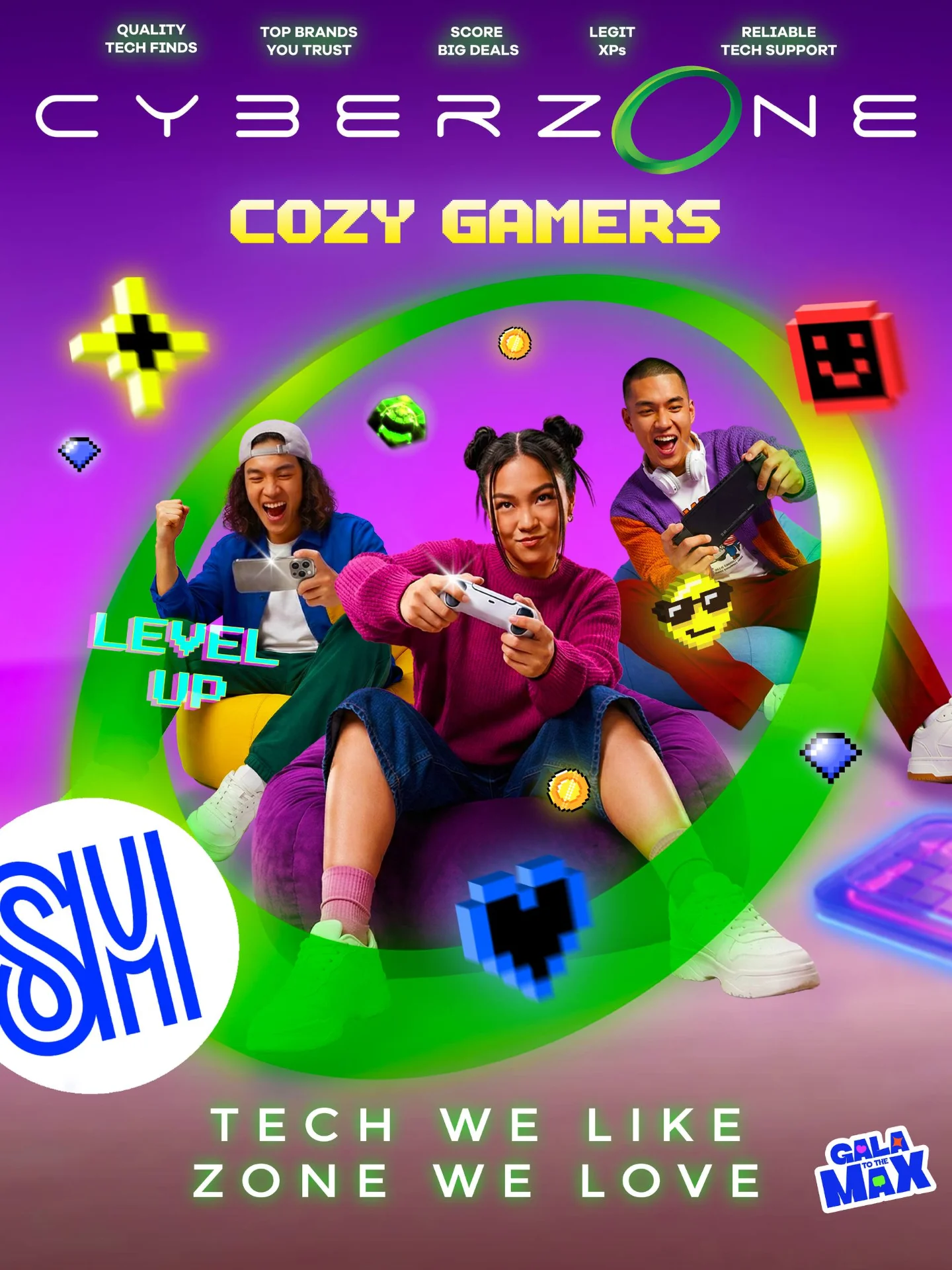 SM Cyberzone Facebook ad: Every day, a brand new world await.