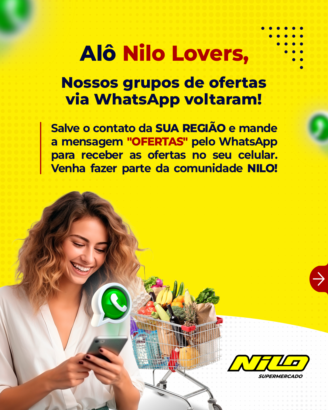 Supermercado Nilo Facebook ad from Dec 15, 2025