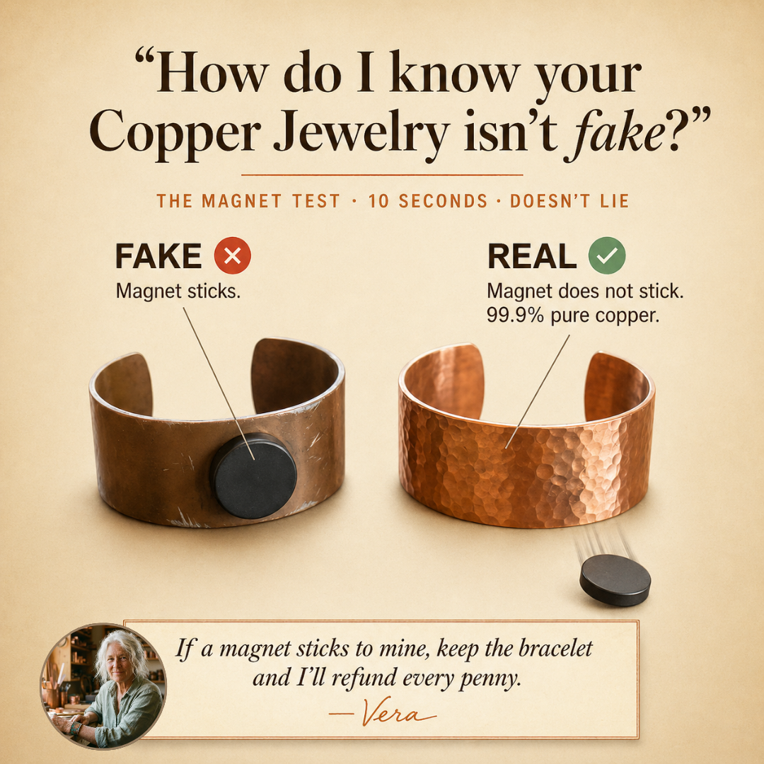 Vera’s Copper Jewelry Facebook ad