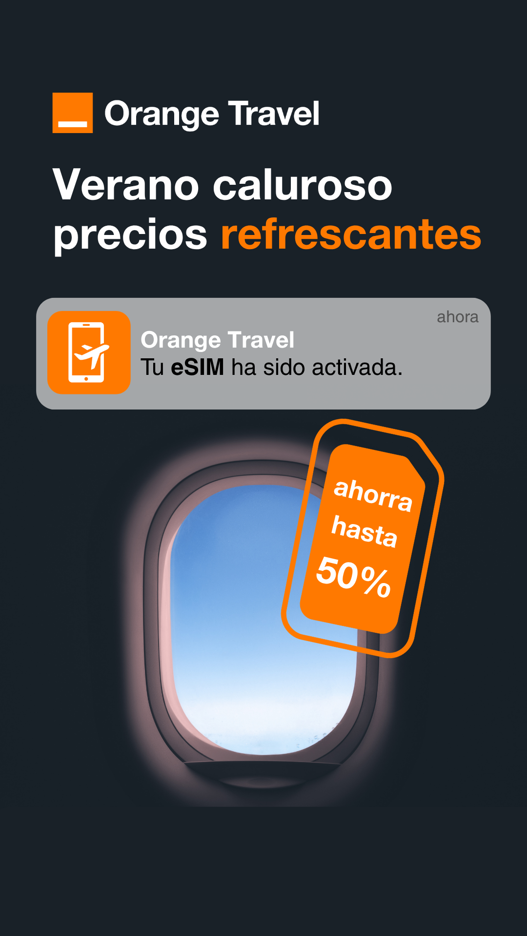 Orange Travel Facebook ad