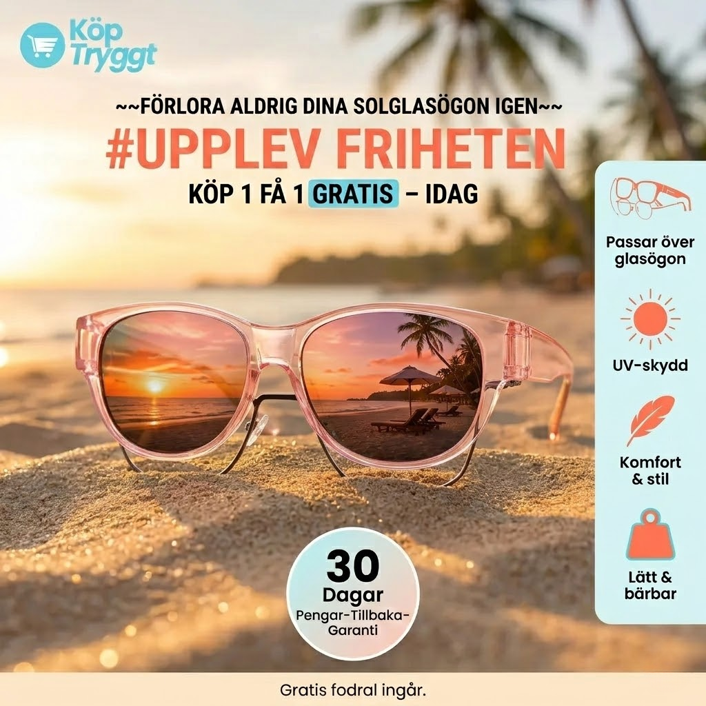 Köp Tryggt Facebook ad: Se klart i solen igen