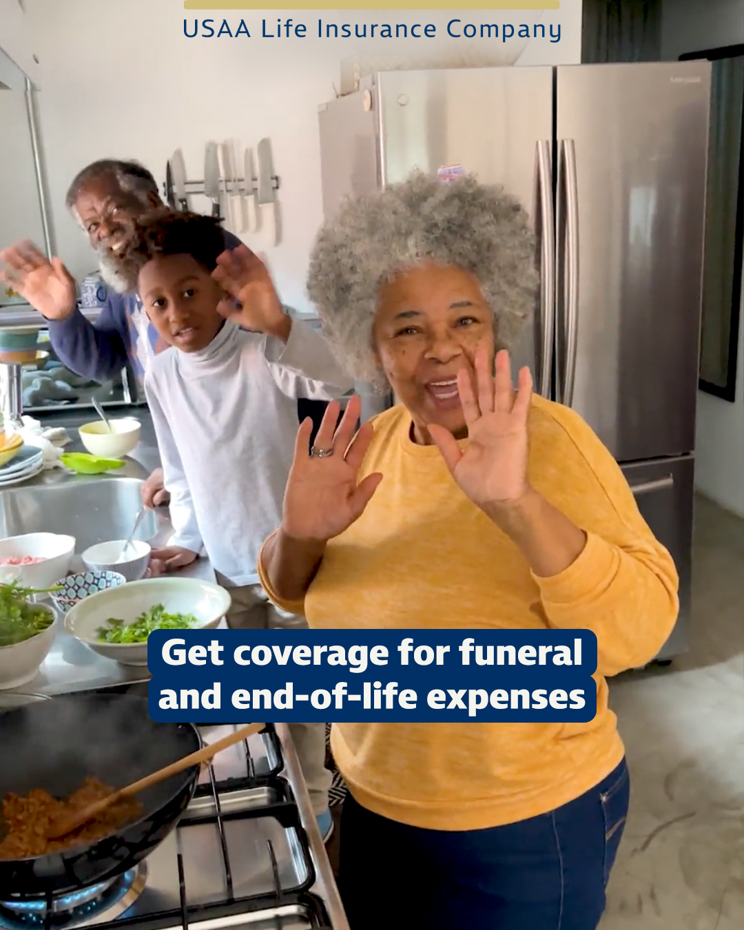 USAA Facebook ad: USAA Secure Final Expense