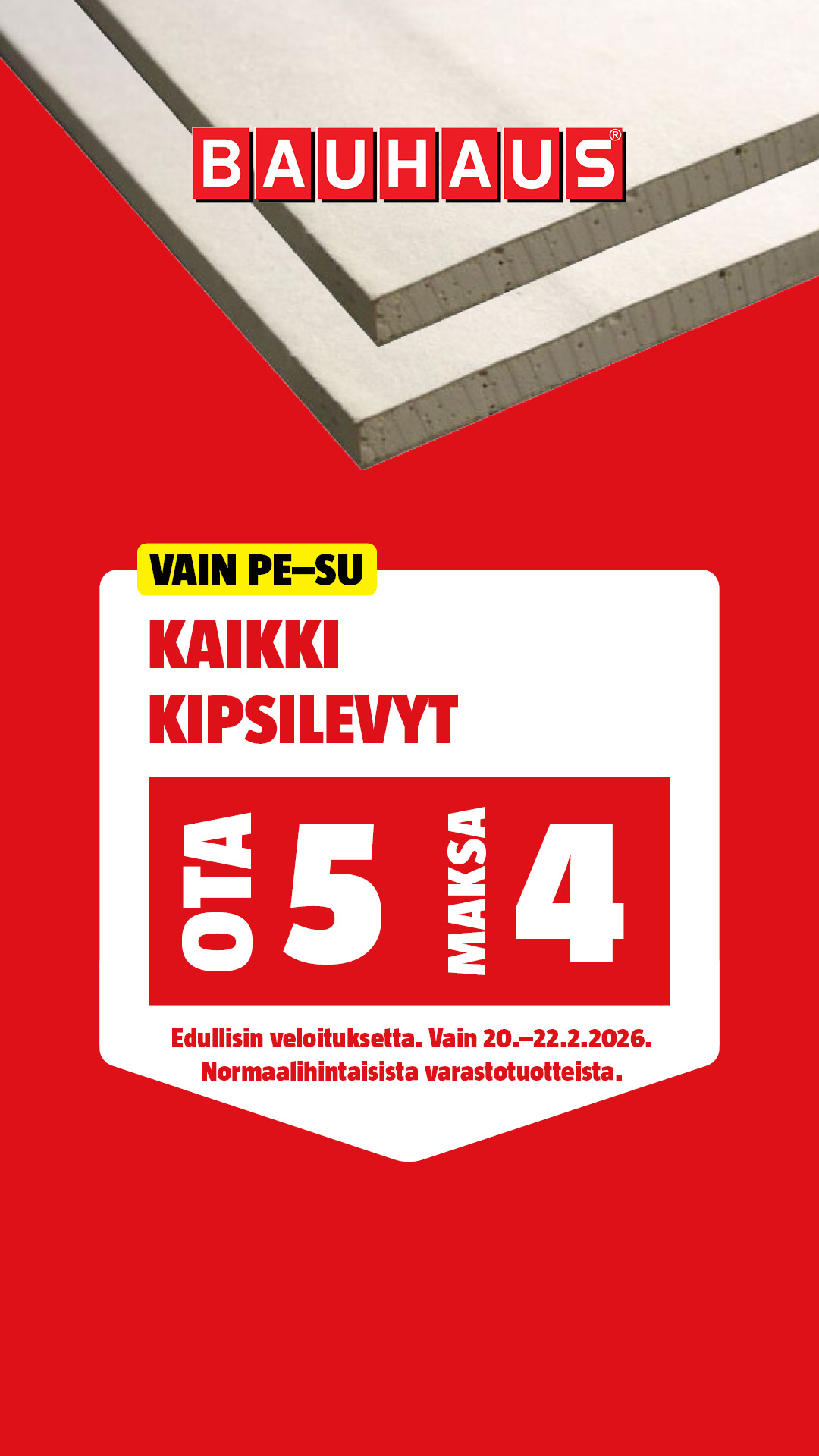 BAUHAUS Suomi Facebook ad